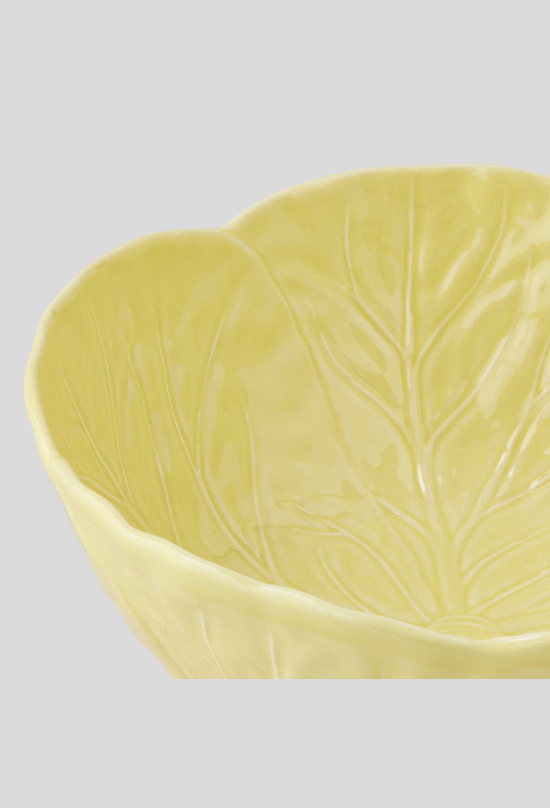 Saladier finition "barbotine", 26cm, Jaune clair, large image number 1.0
