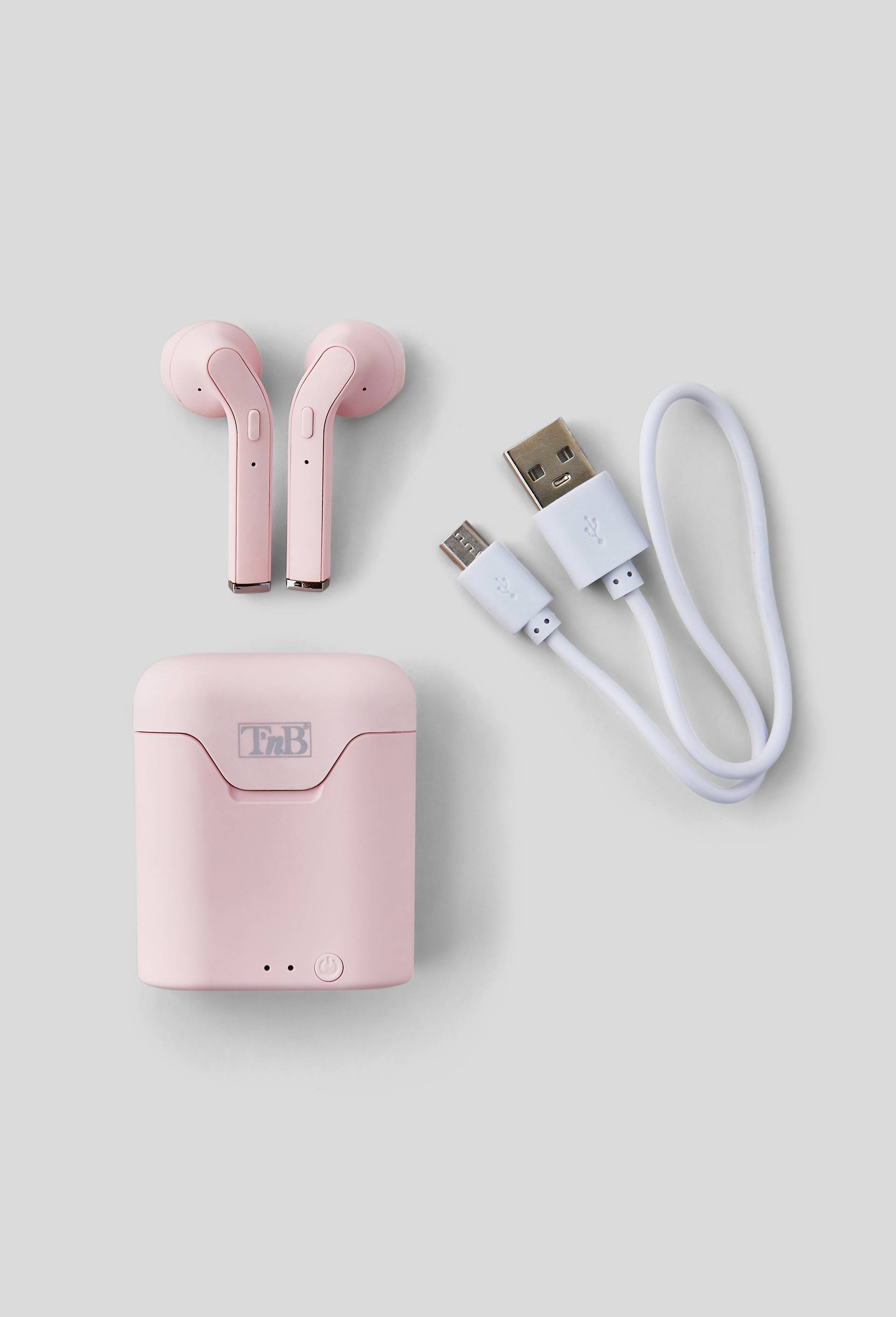 Ecouteurs sans fil bluetooth avec micro, Rose, large image number 0
