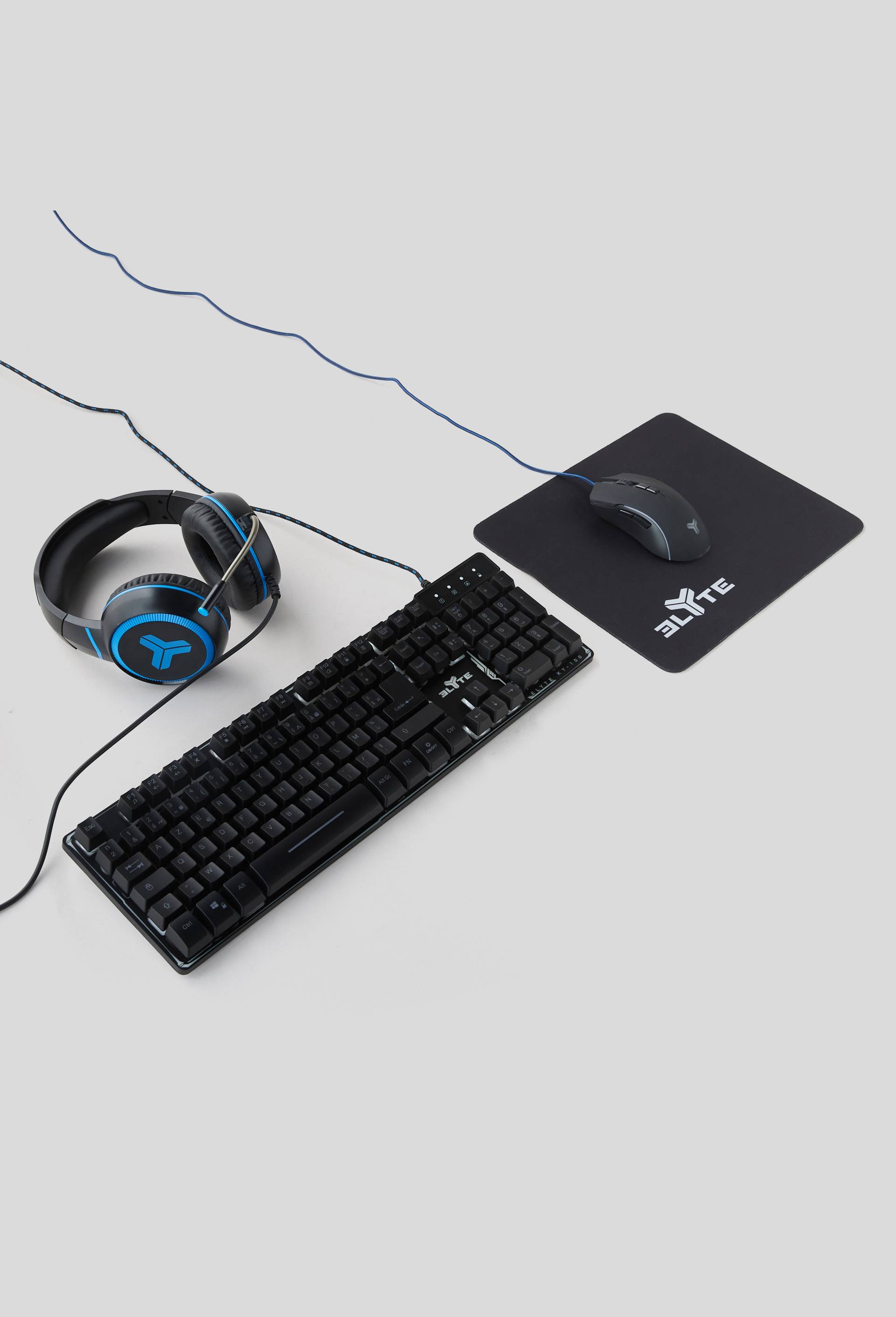 Pack gaming 4 en 1, Noir, large image number 0
