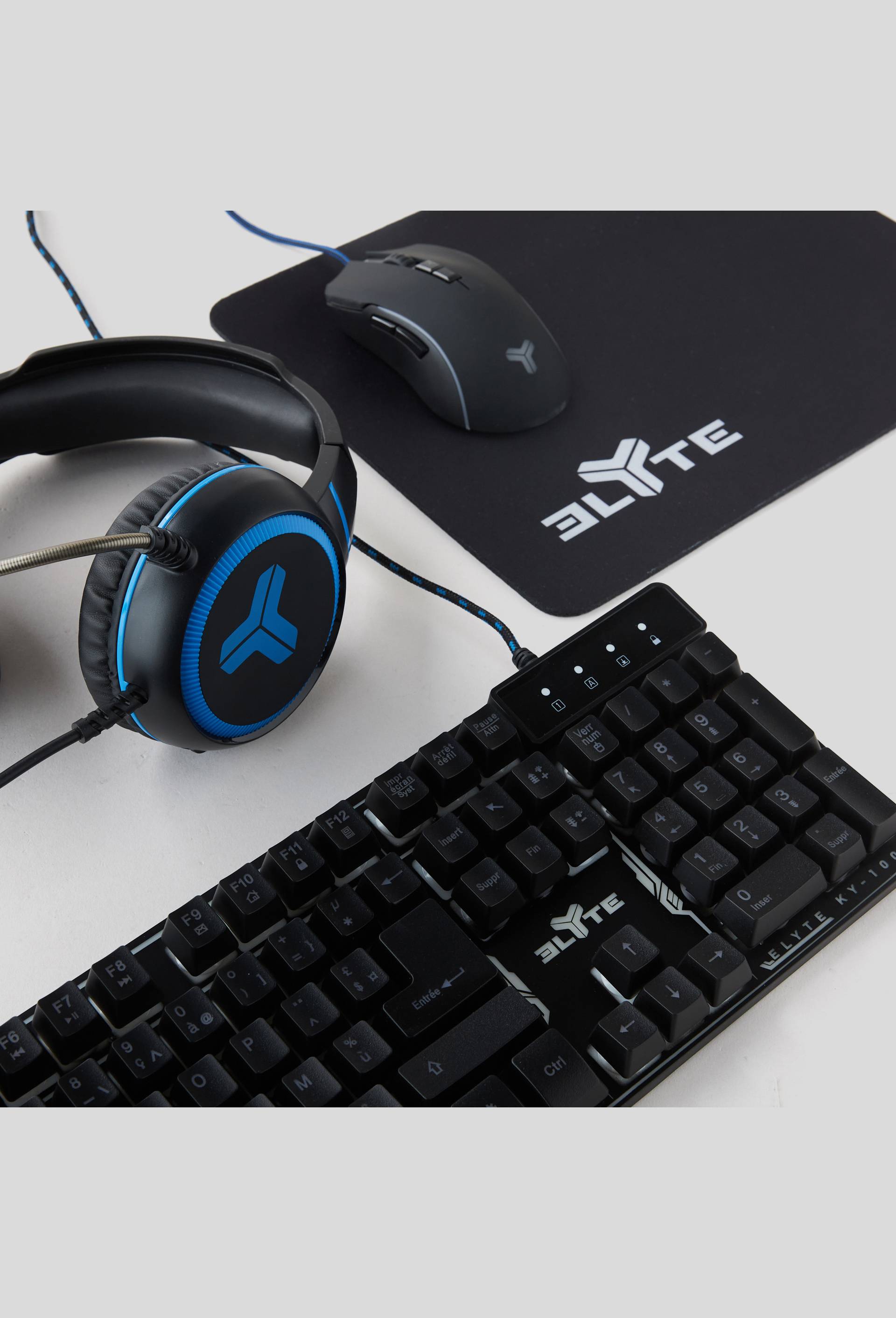 Pack gaming 4 en 1, Noir, large image number 1