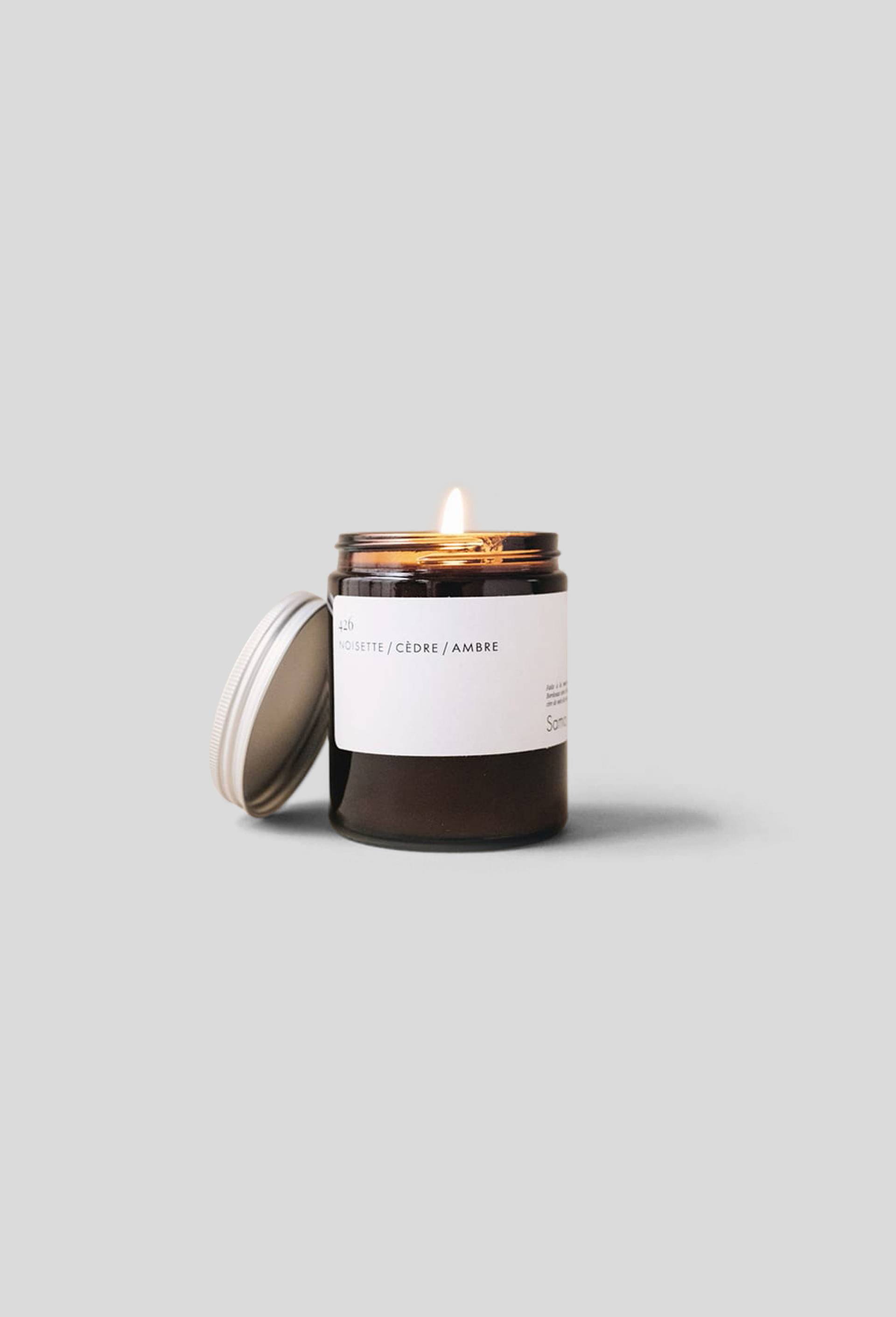 Bougie 150g noisette, cèdre, ambre, Jaune foncé, large image number 0