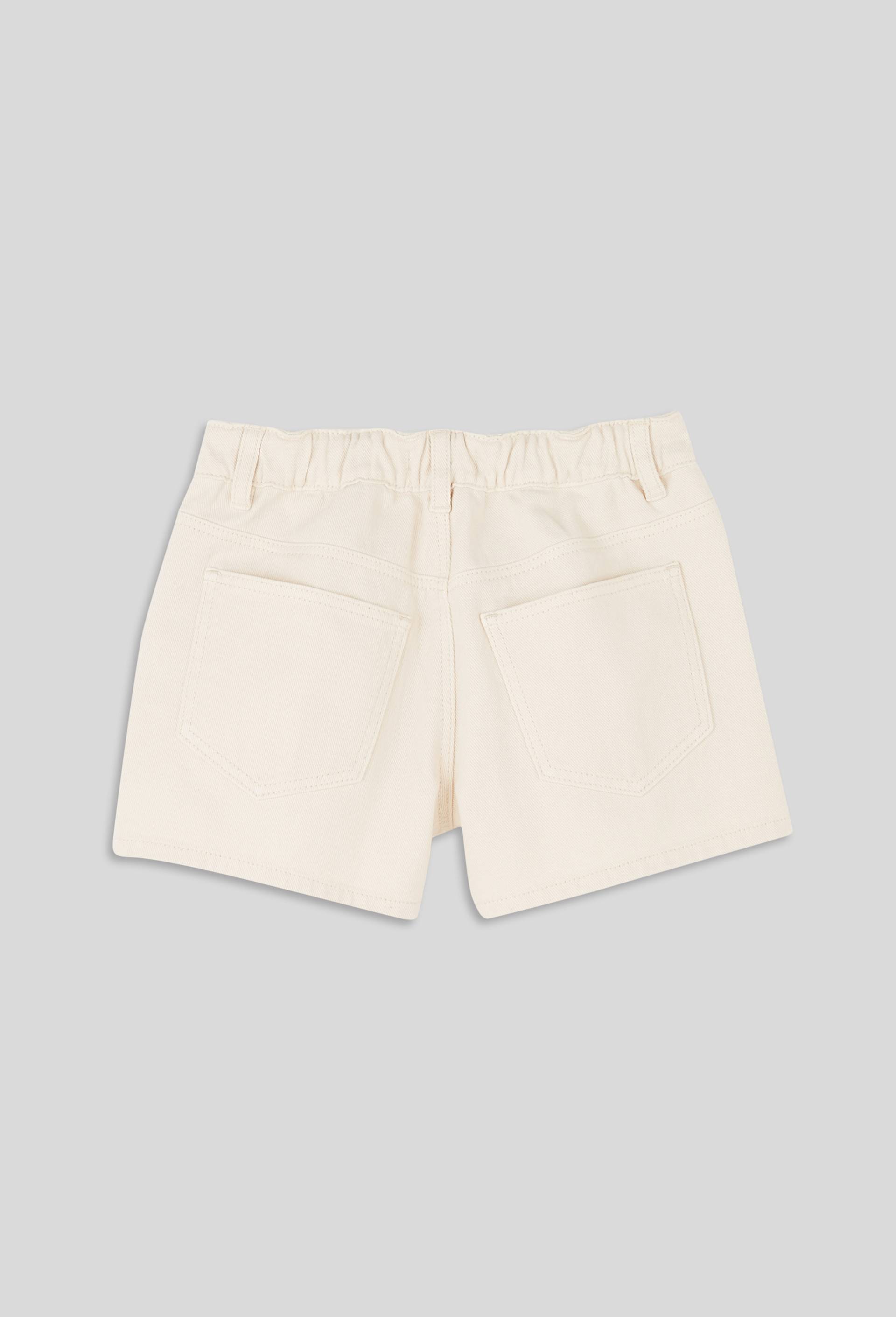 Short en twill, Oeko-Tex, Beige clair, large image number 1