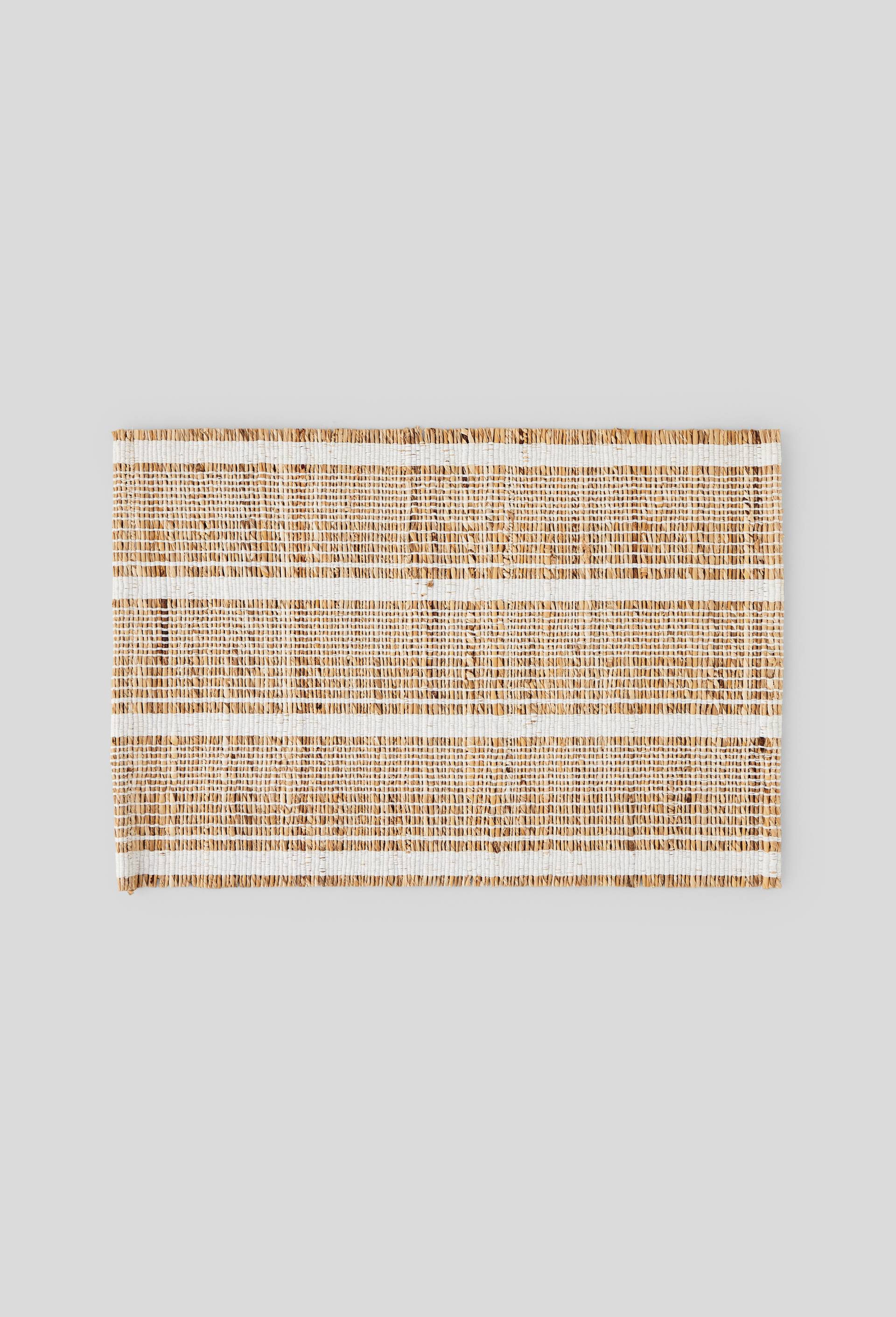 Set de table, 33x48cm, bananier, Ecru, large image number 0