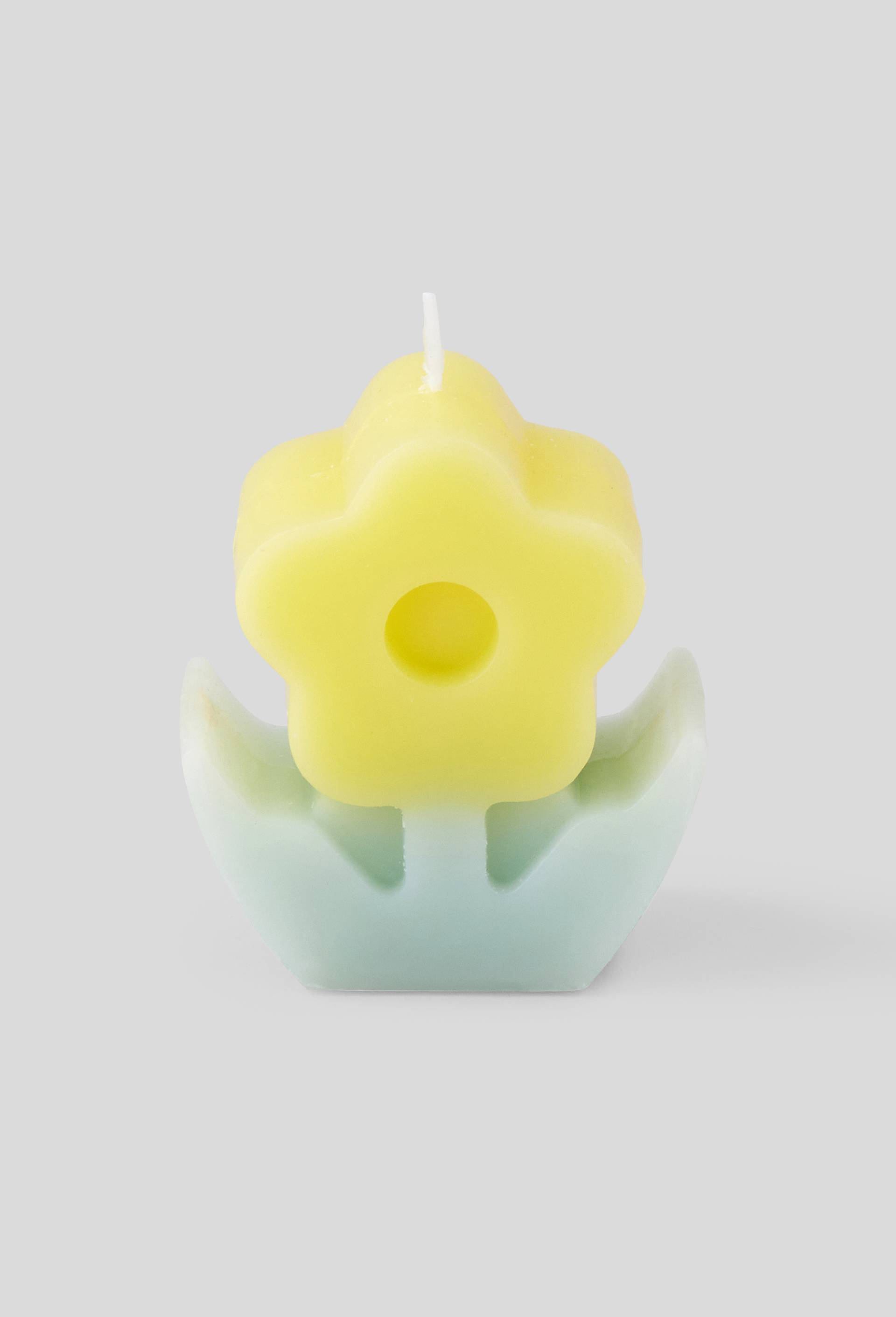 Bougies forme fleur, Multicolore, large image number 1.0