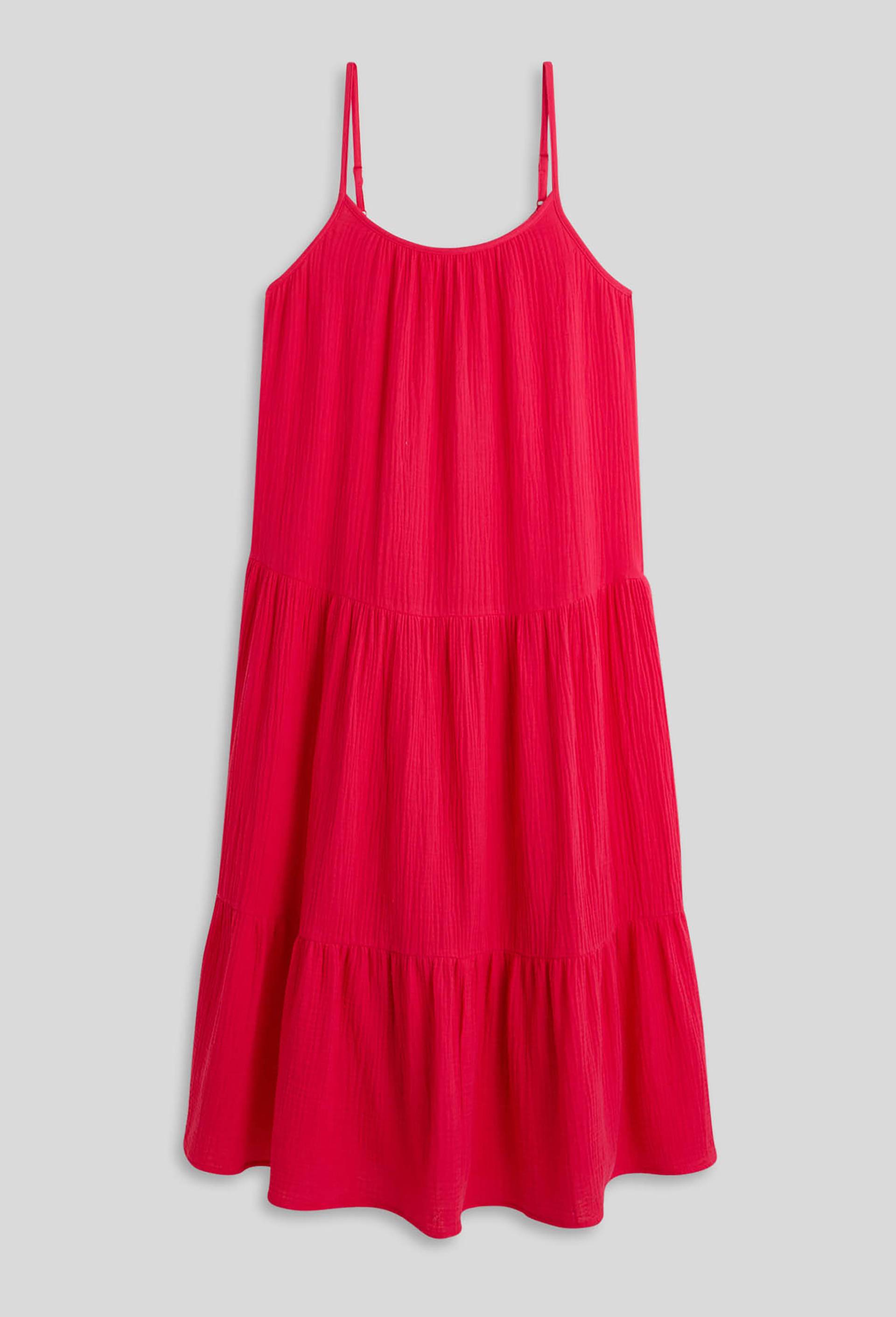 Robe de plage, coton issu de l'agriculture biologique, Rose foncé, large image number 2.0