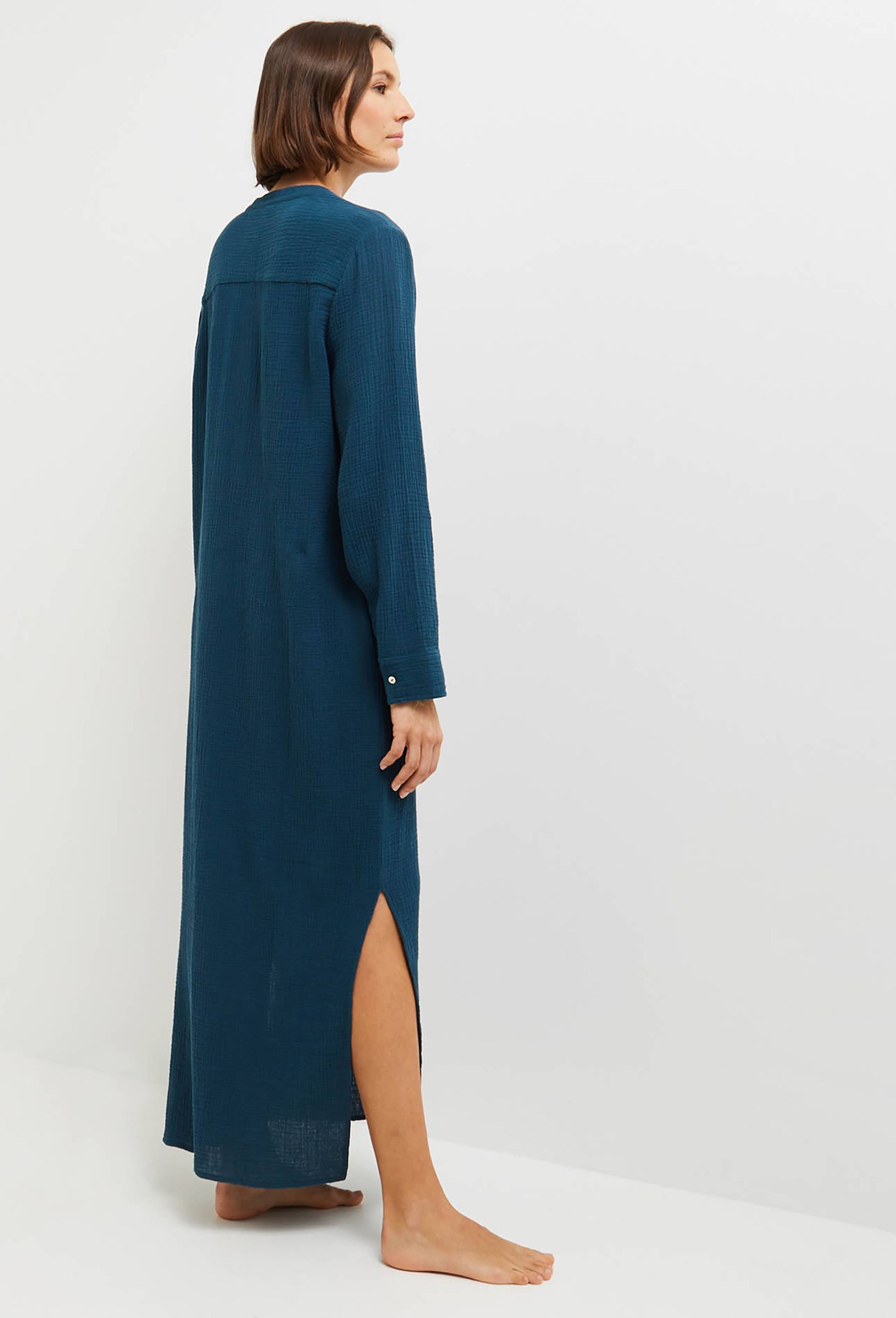 Robe de plage en coton BIO, Bleu, large image number 1.0