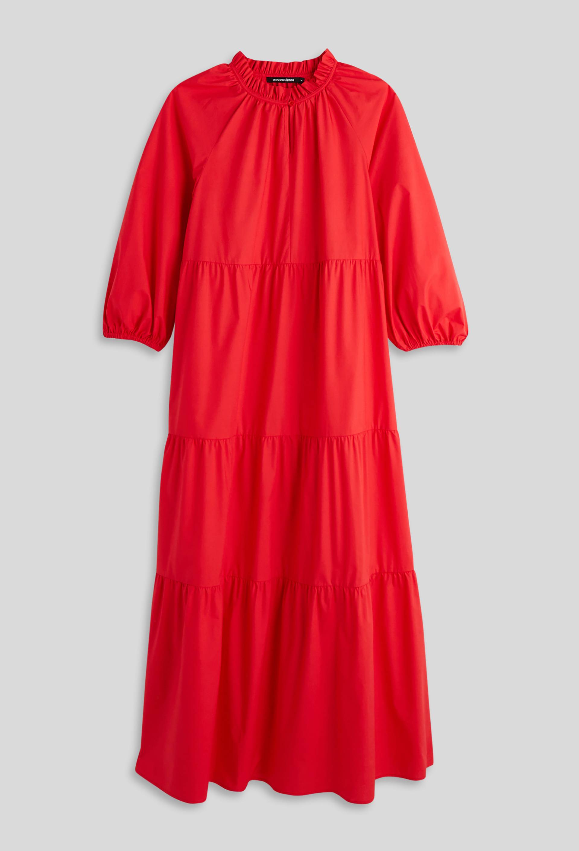 Robe ample, Oeko-Tex, Rouge, large image number 2