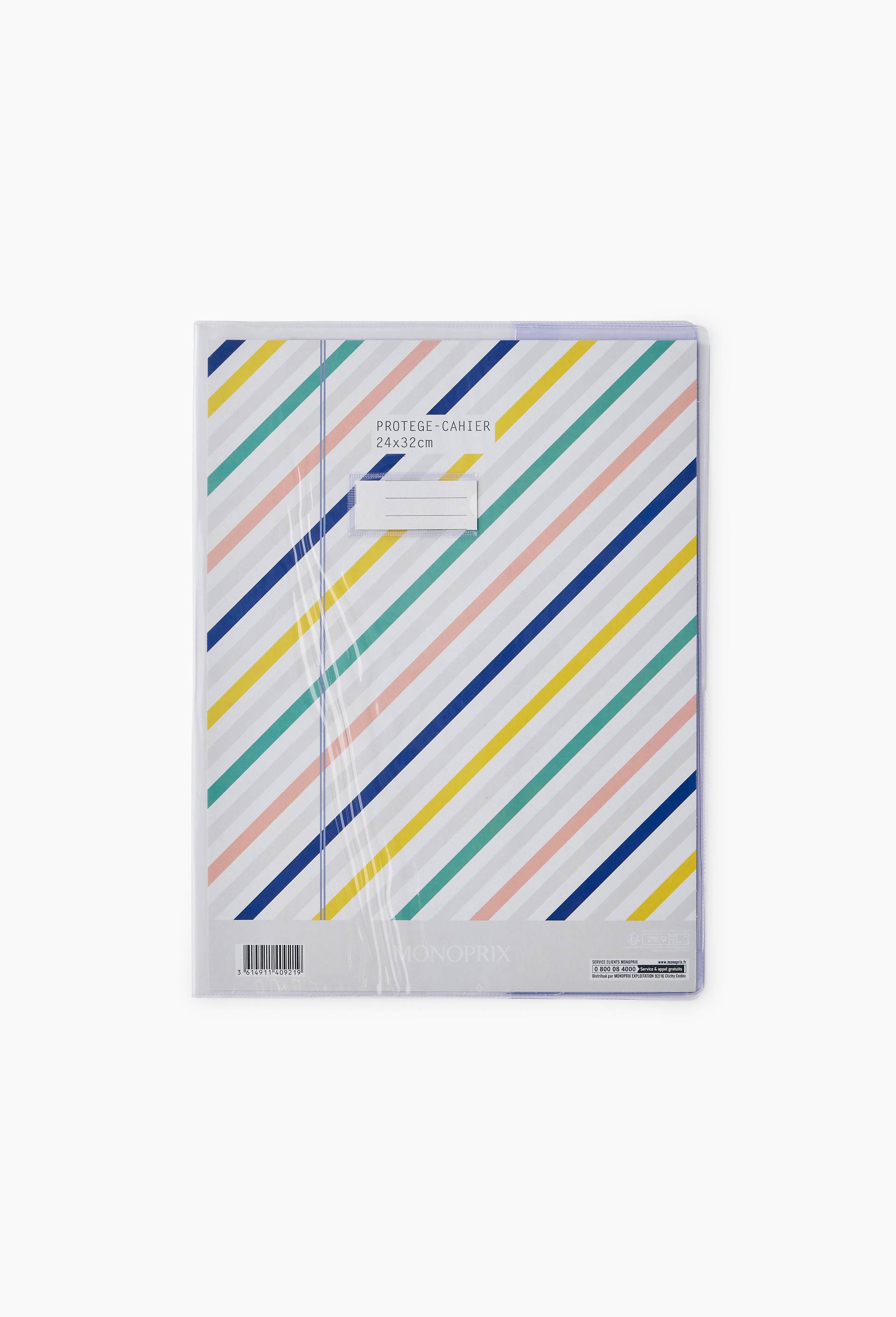 Protege cahier, 24 x 32, transparent, , large image number 0