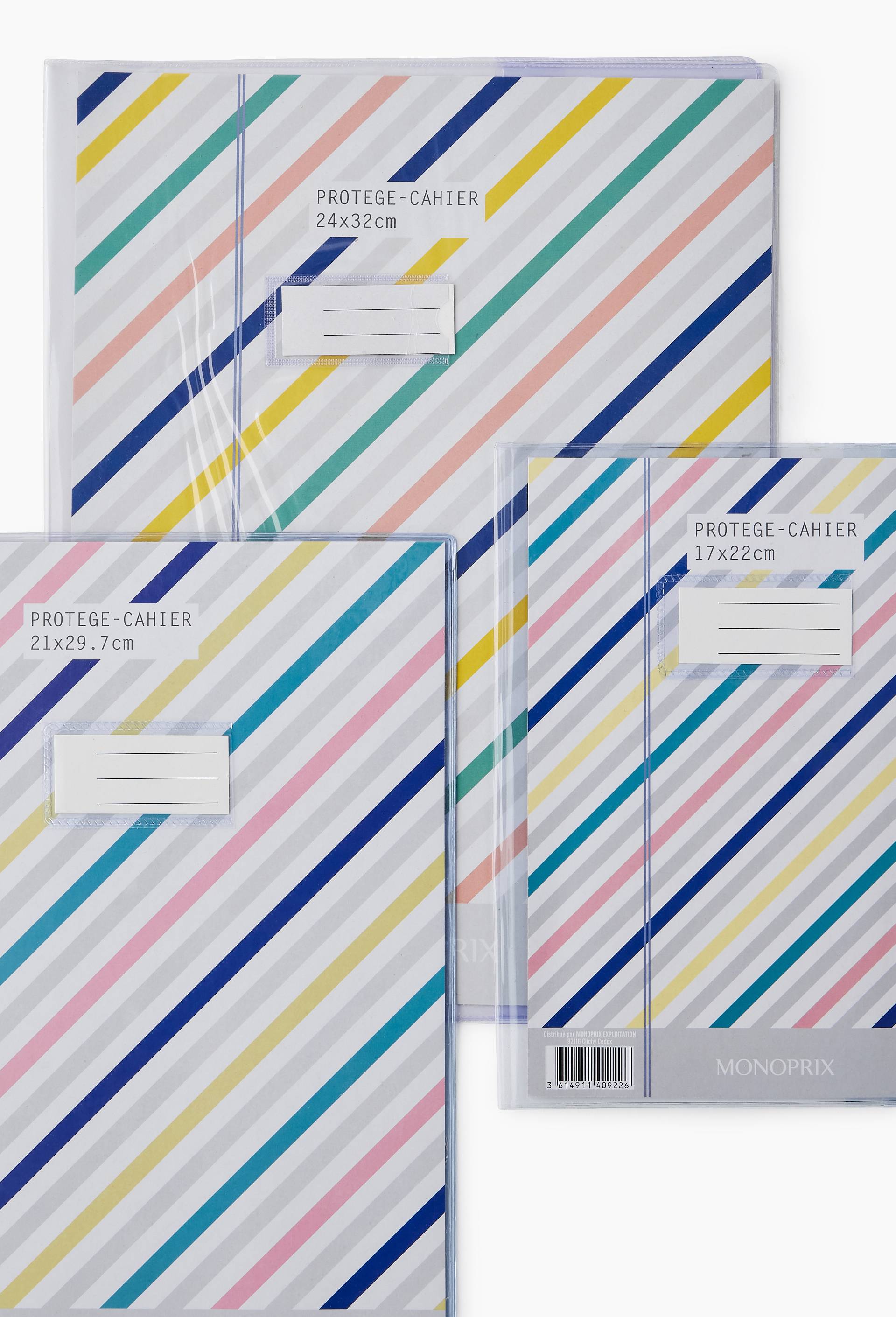 Protege cahier, 24 x 32, transparent, , large image number 1