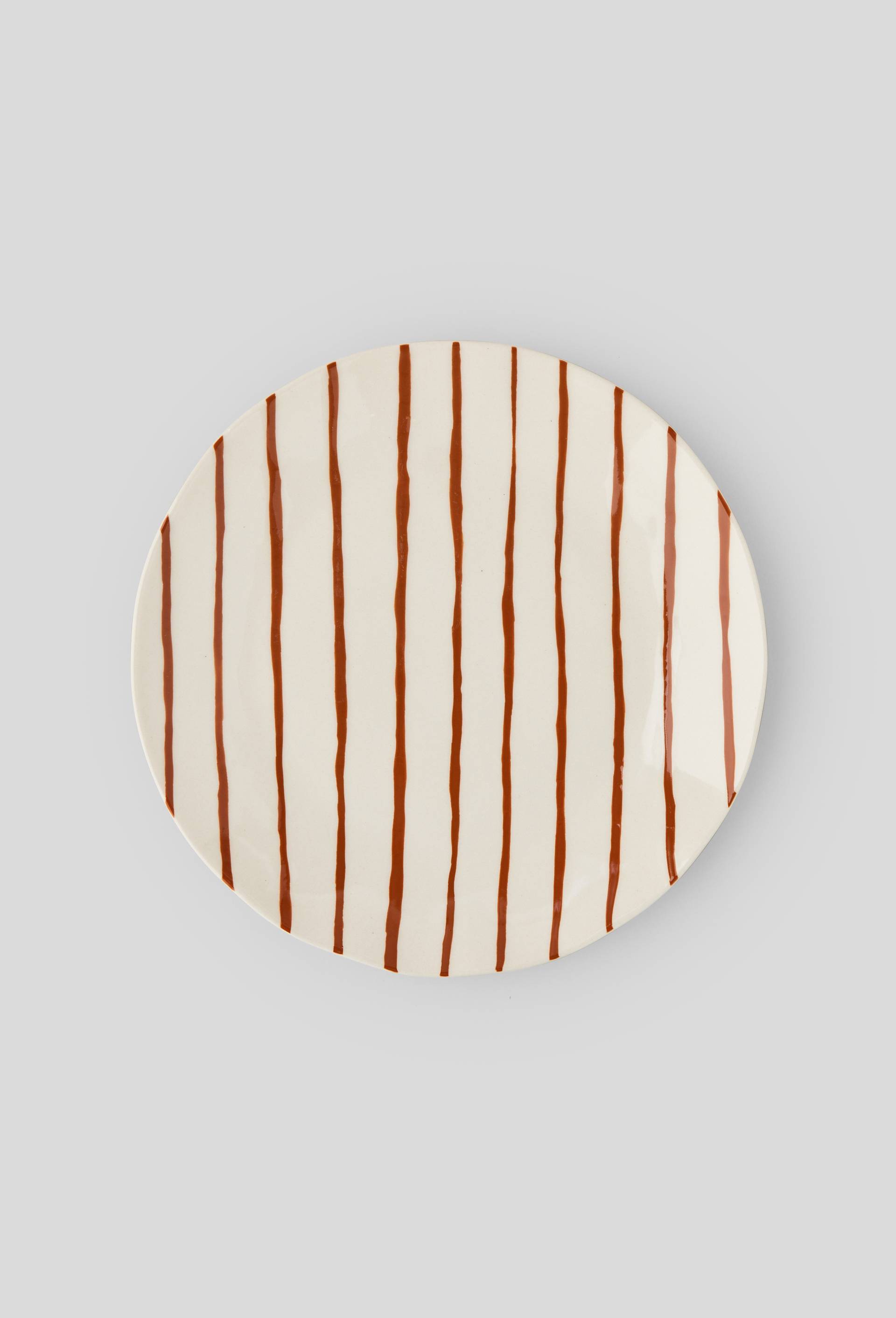 Assiette plate avec motif, 25cm, Ecru, large image number 0.0