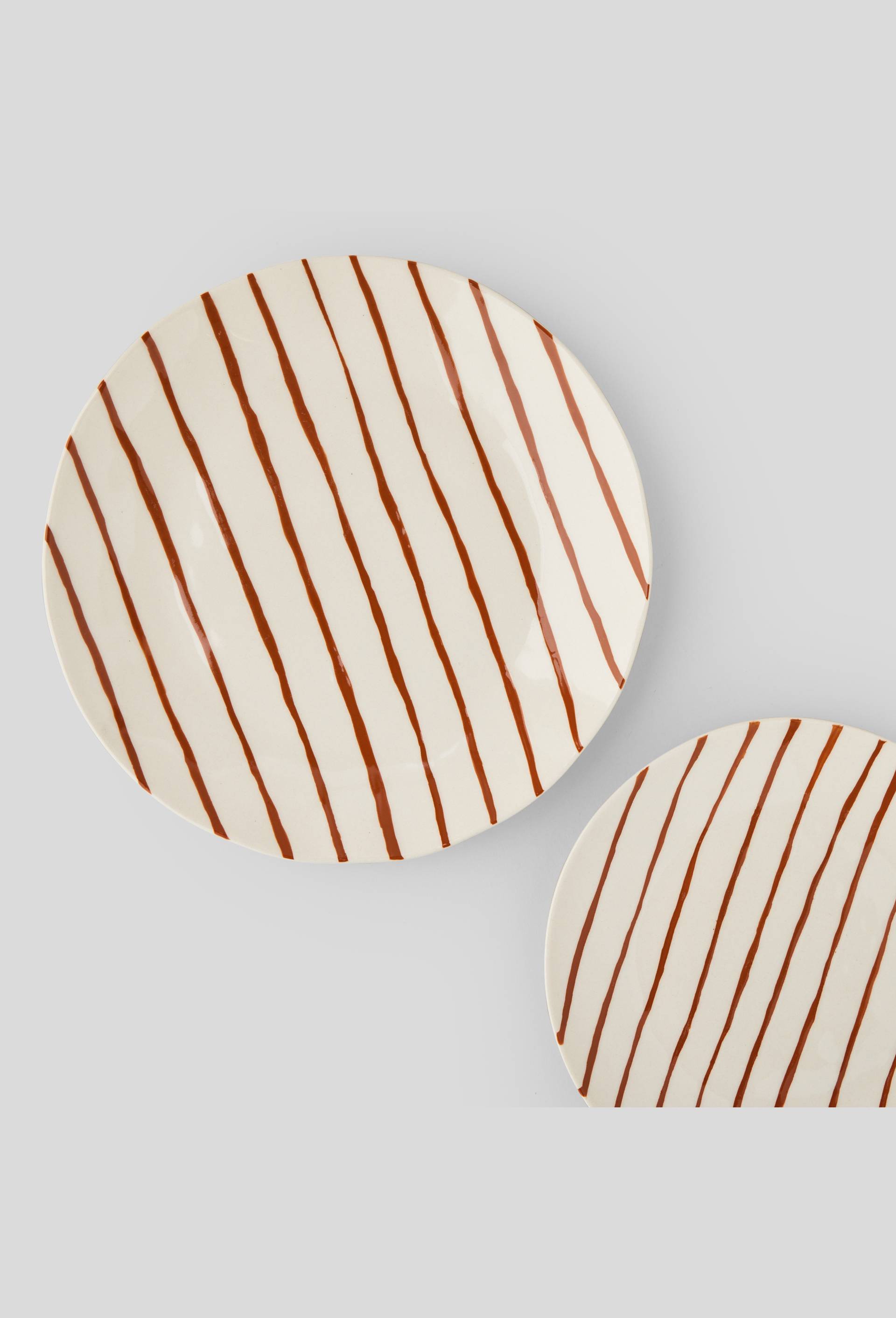 Assiette plate avec motif, 25cm, Ecru, large image number 1