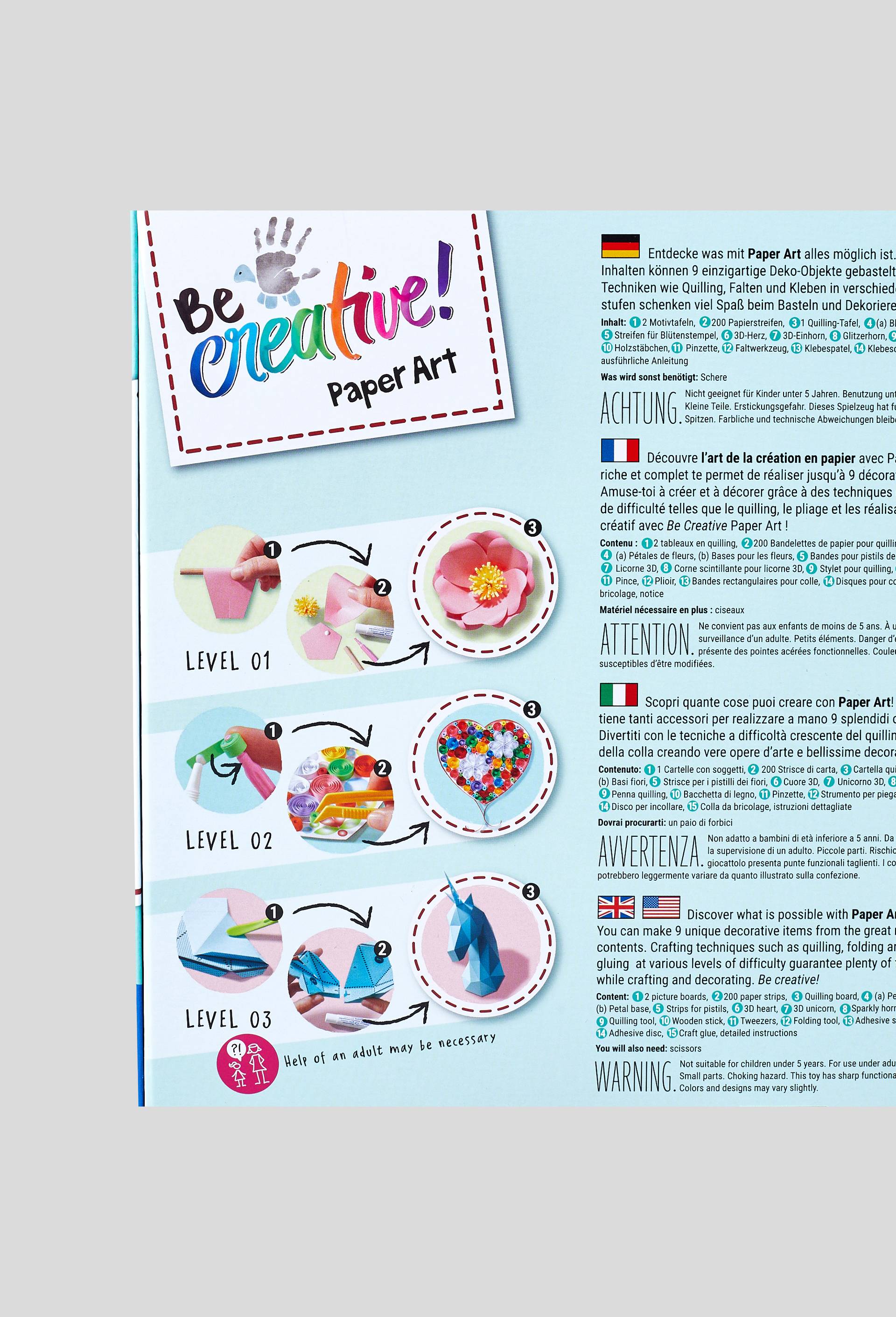 Be creative Paper Art, Multicolore, large image number 1