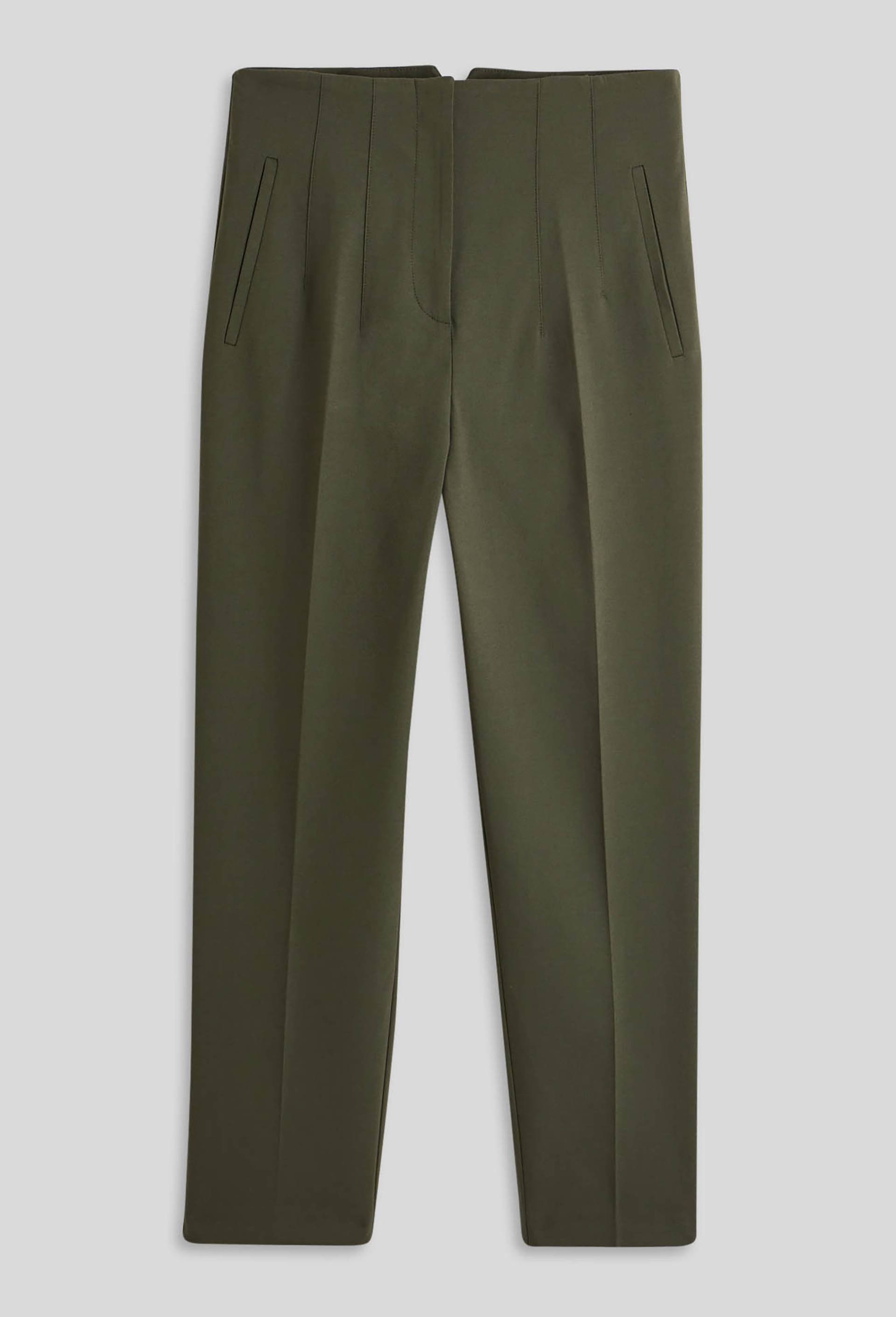 Pantalon taille haute, Vert foncé, large image number 2