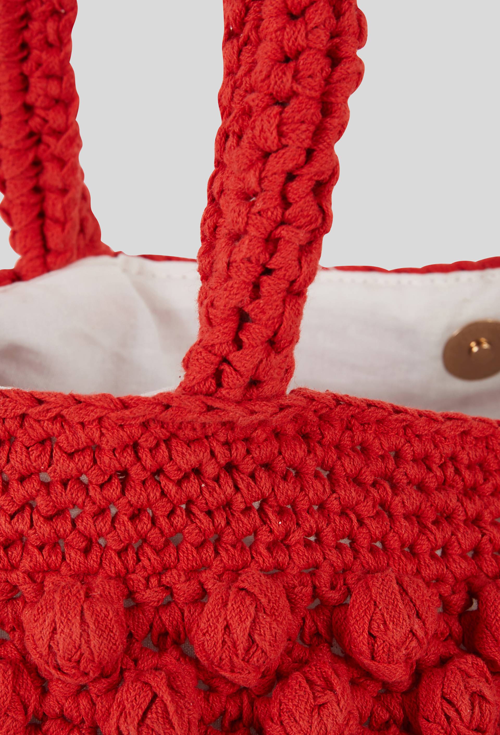 Cabas en crochet, Orange, large image number 2