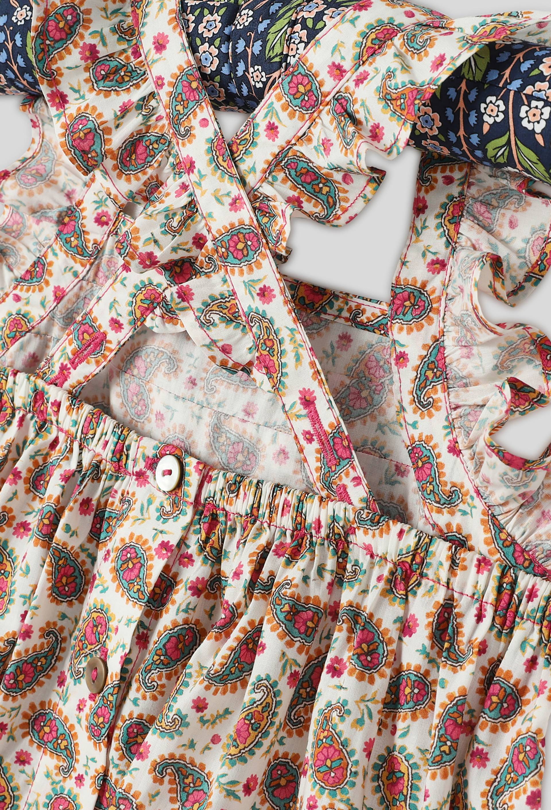 Top lubna Made With Liberty Fabric, Multicolore, large image number 2