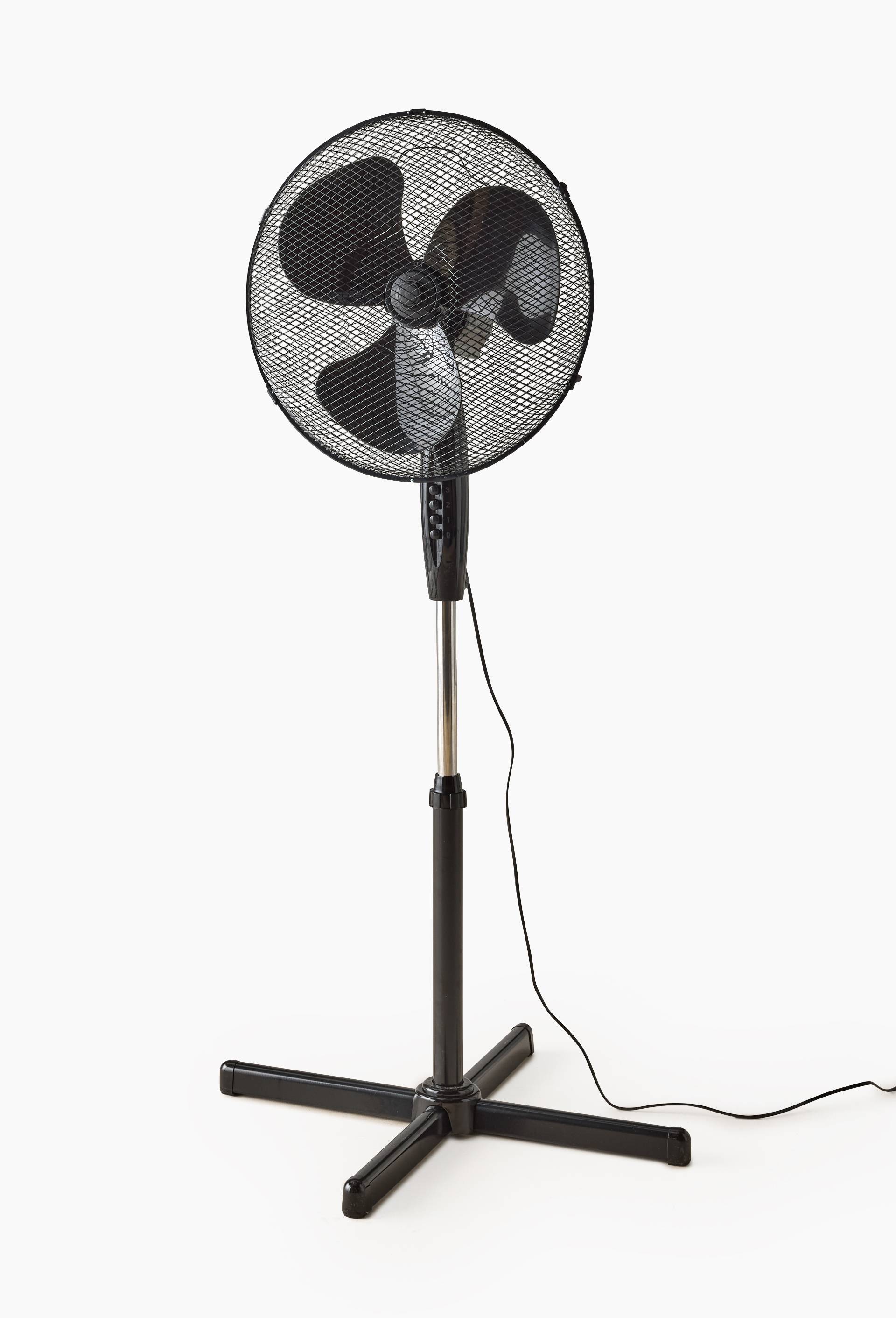 Ventilateur sur pied, 40cm, Noir, large image number 0