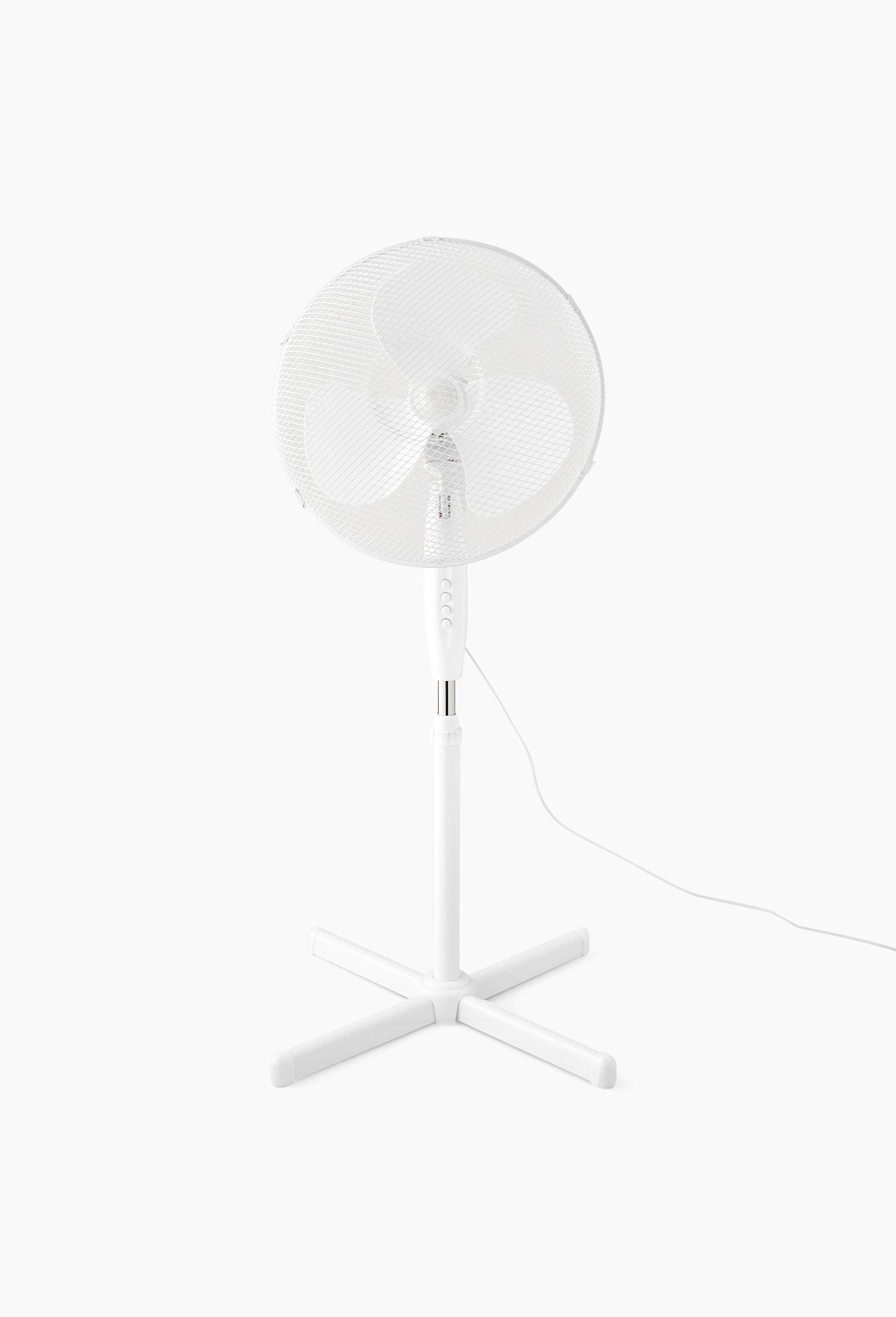 Ventilateur sur pied, 40cm, Blanc, large image number 0