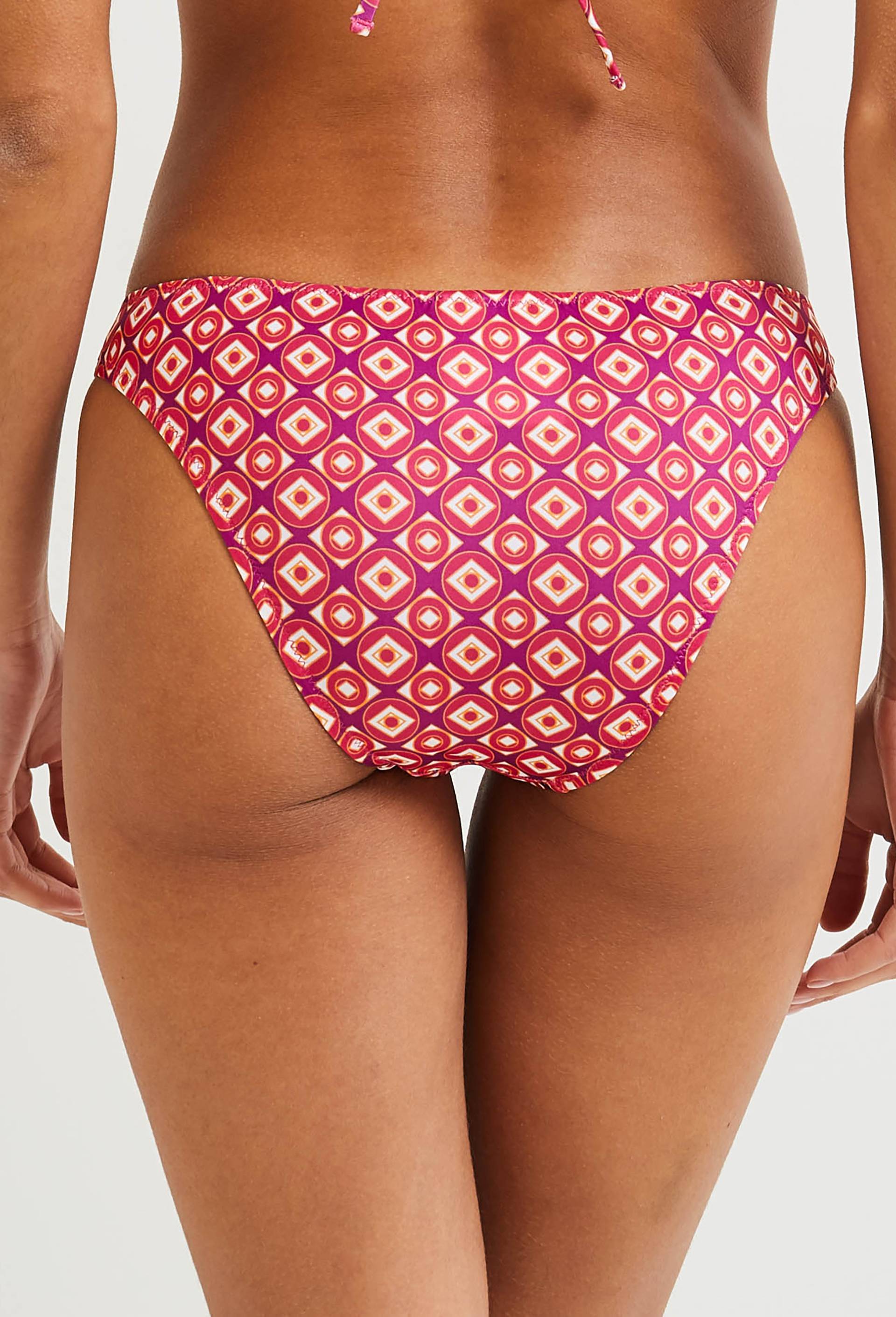 Culotte classique maillot de bain, Oeko-Tex et matière recyclée, Orange, large image number 1