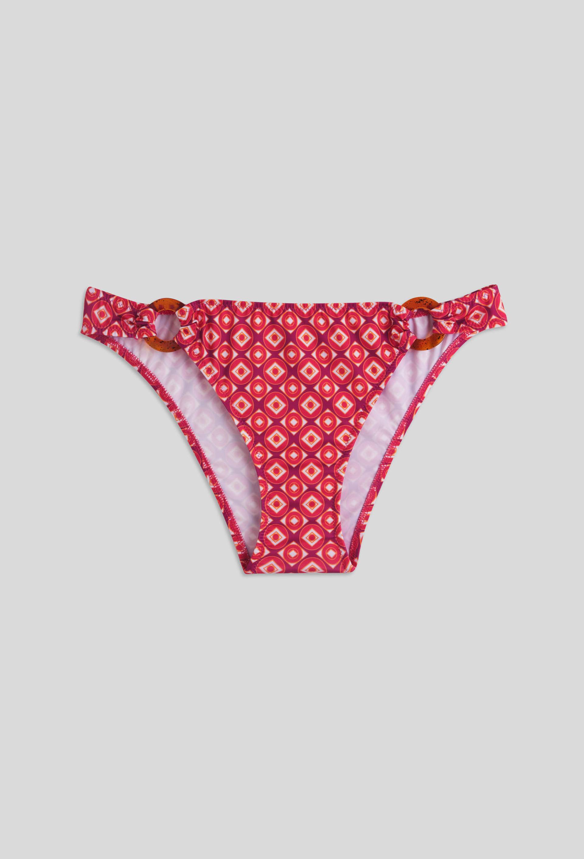 Culotte classique maillot de bain, Oeko-Tex et matière recyclée, Orange, large image number 2