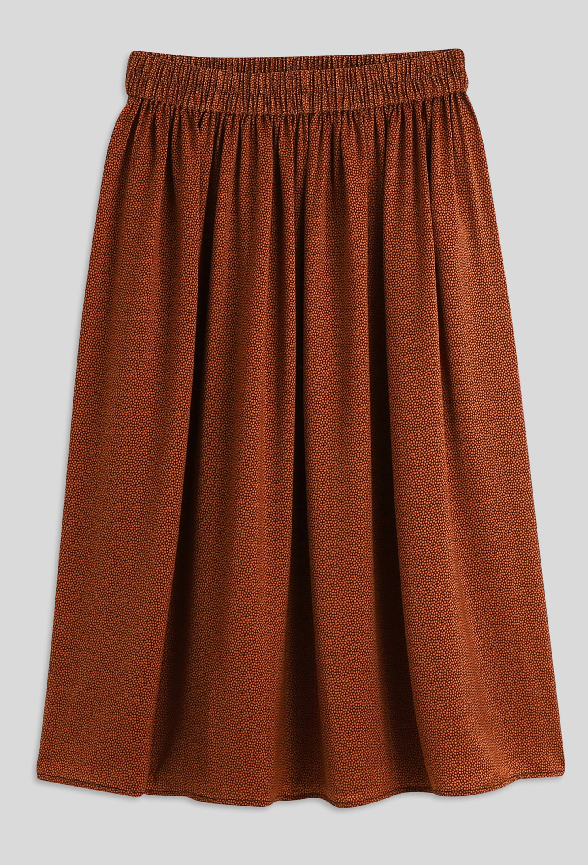 Jupe midi satinée, certifiée OEKO-TEX, Noir, large image number 2