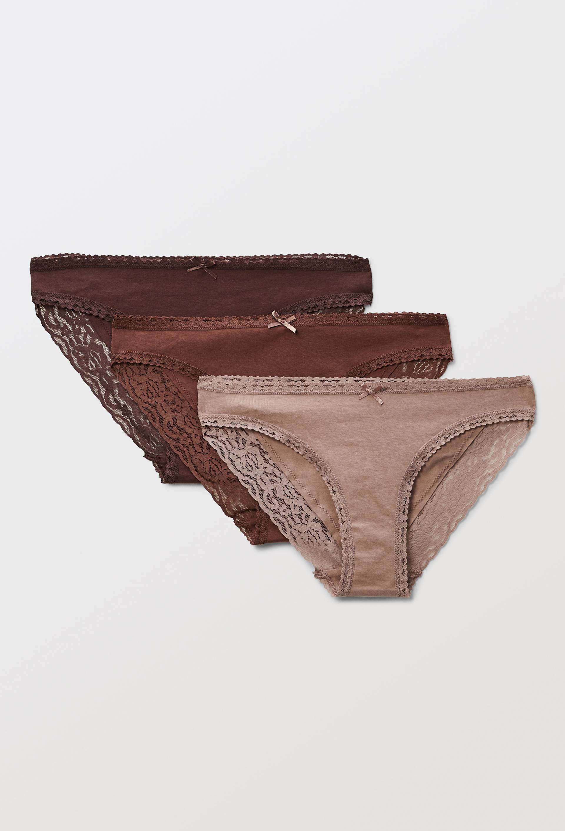 Lot de 3 culottes EVA en coton BIO GOTS - MONOPRIX - Modalova