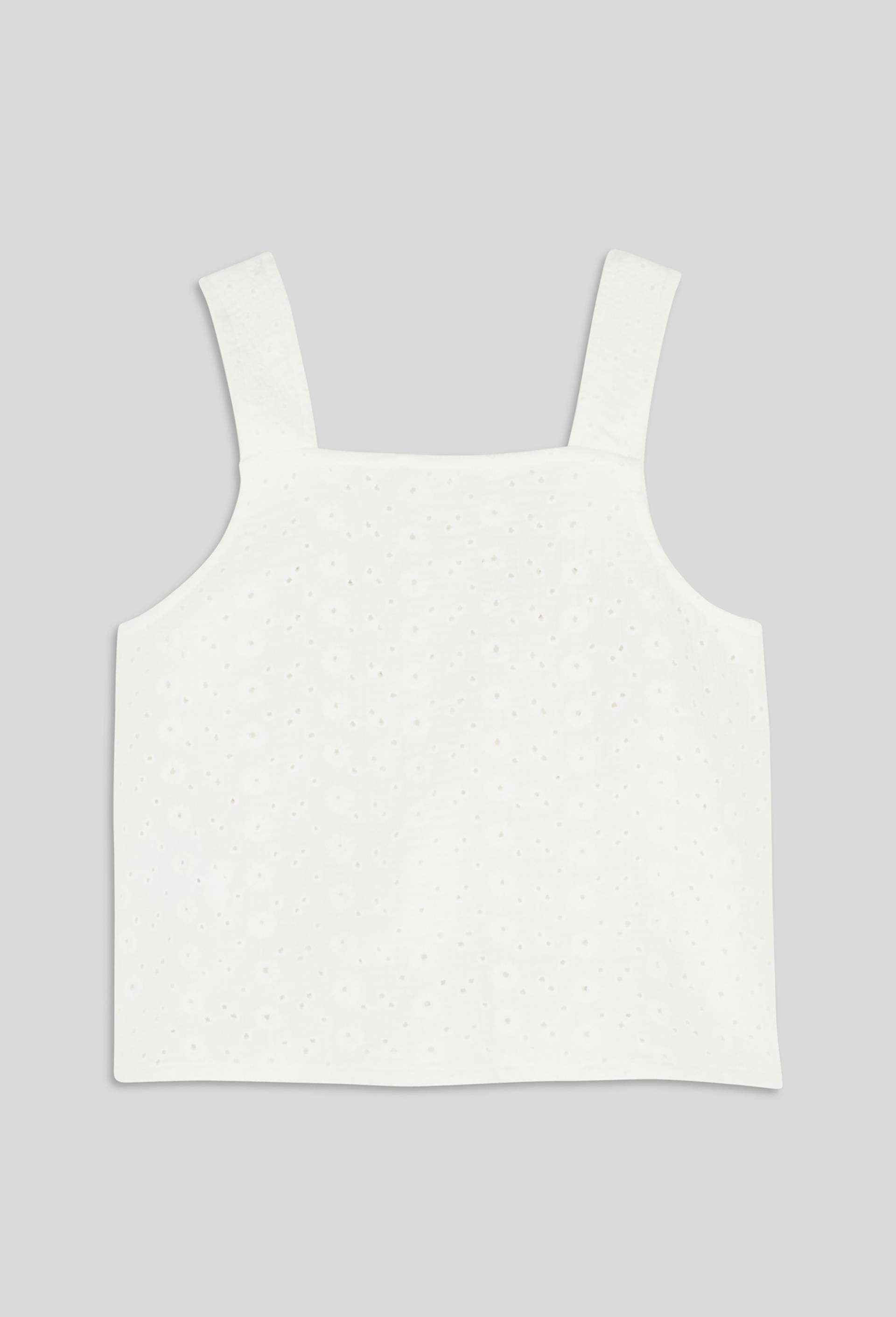 Blouse en gaze de coton, certifié OEKO-TEX, Ecru, large image number 3
