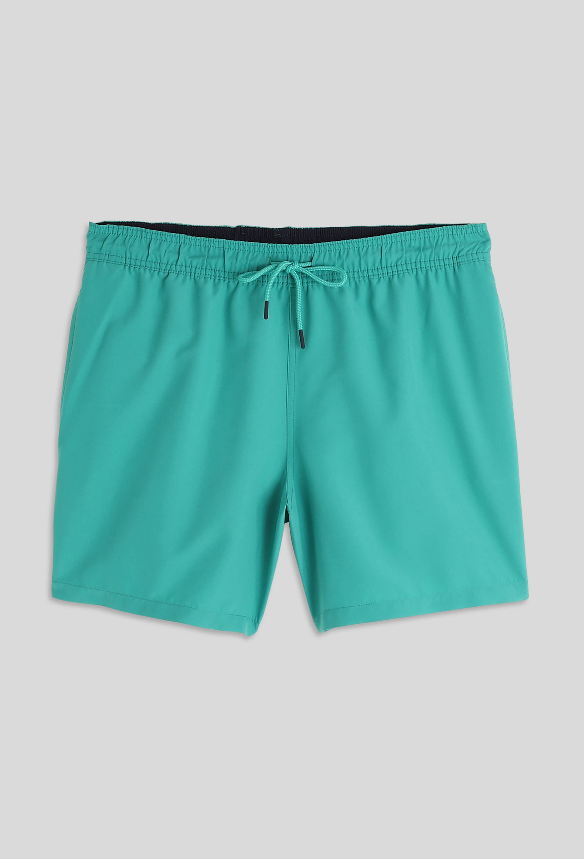 short de bain uni en polyester recyclé, certifié oeko-tex