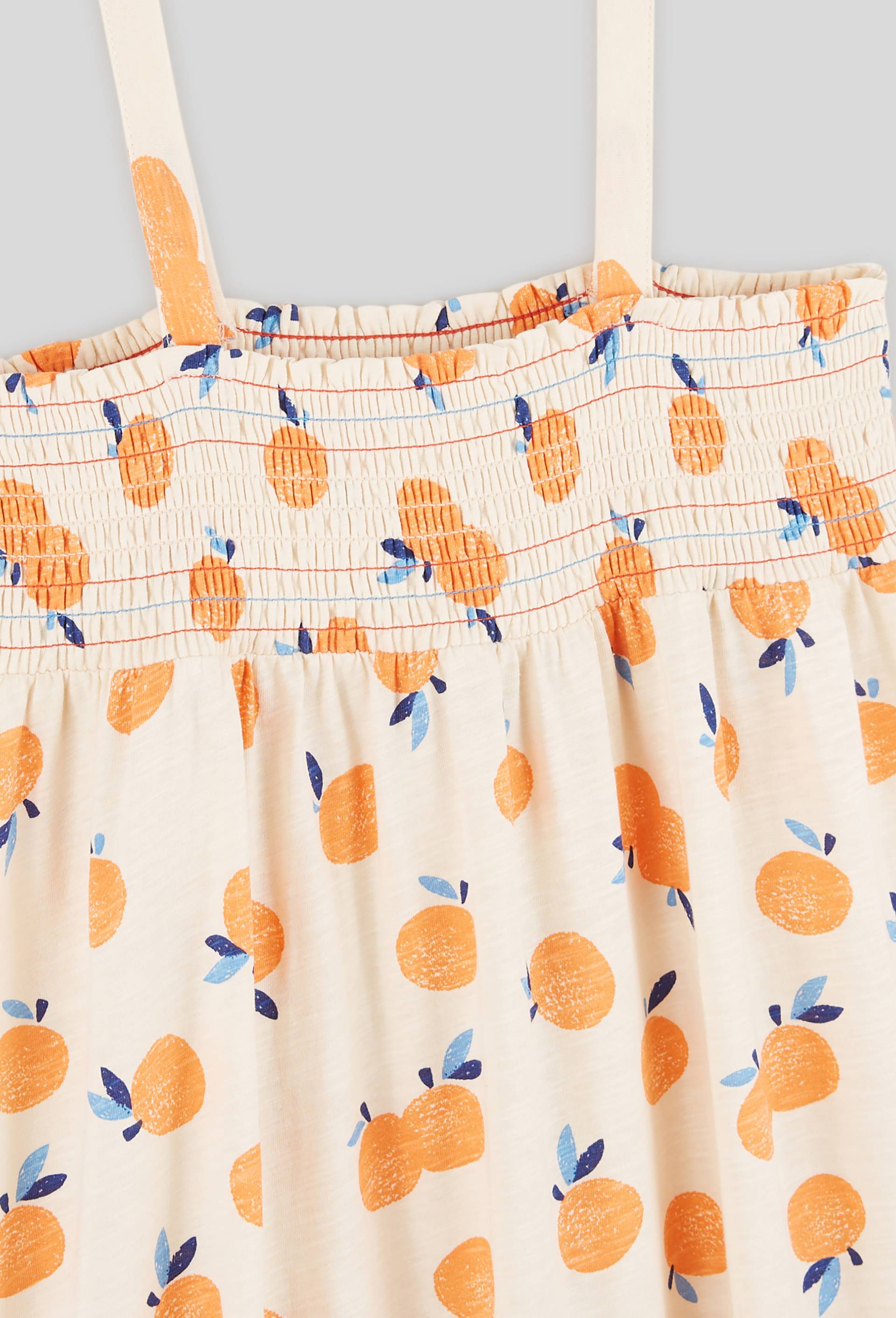 Robe imprimée jersey en coton BIO, Beige clair, large image number 3.0