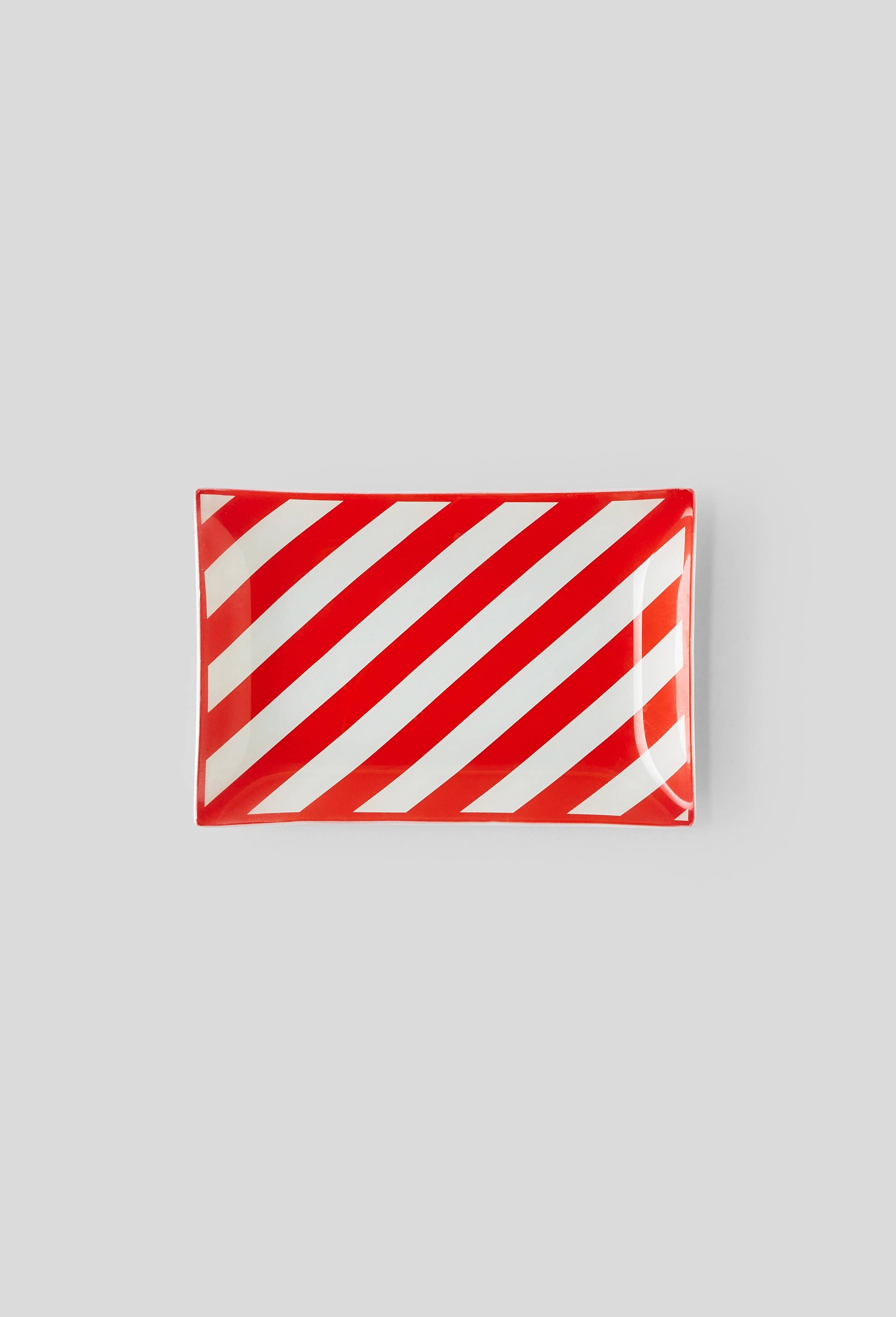 Vide-poche rectangulaire en verre, Orange, large image number 0.0