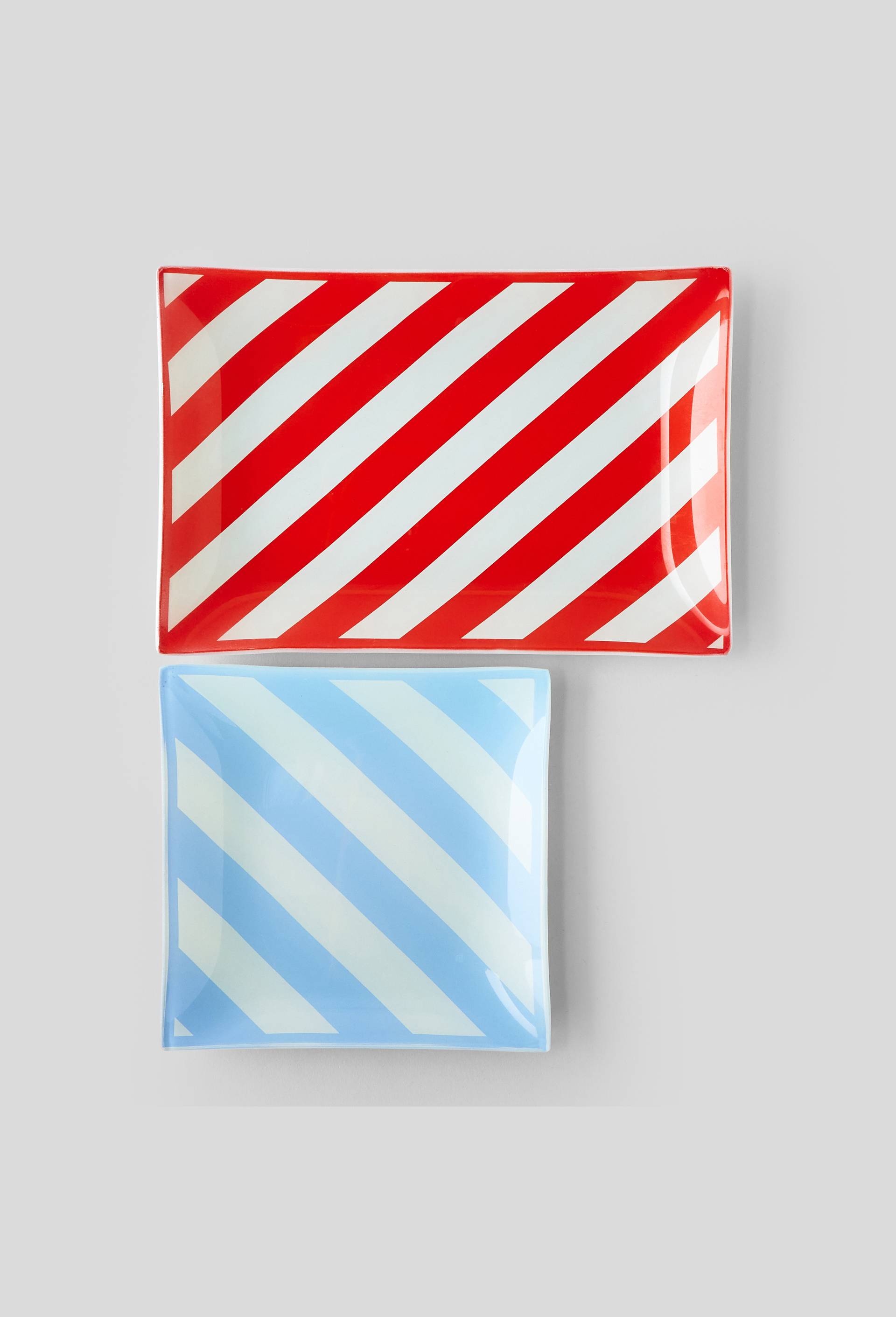 Vide-poche rectangulaire en verre, Orange, large image number 1.0