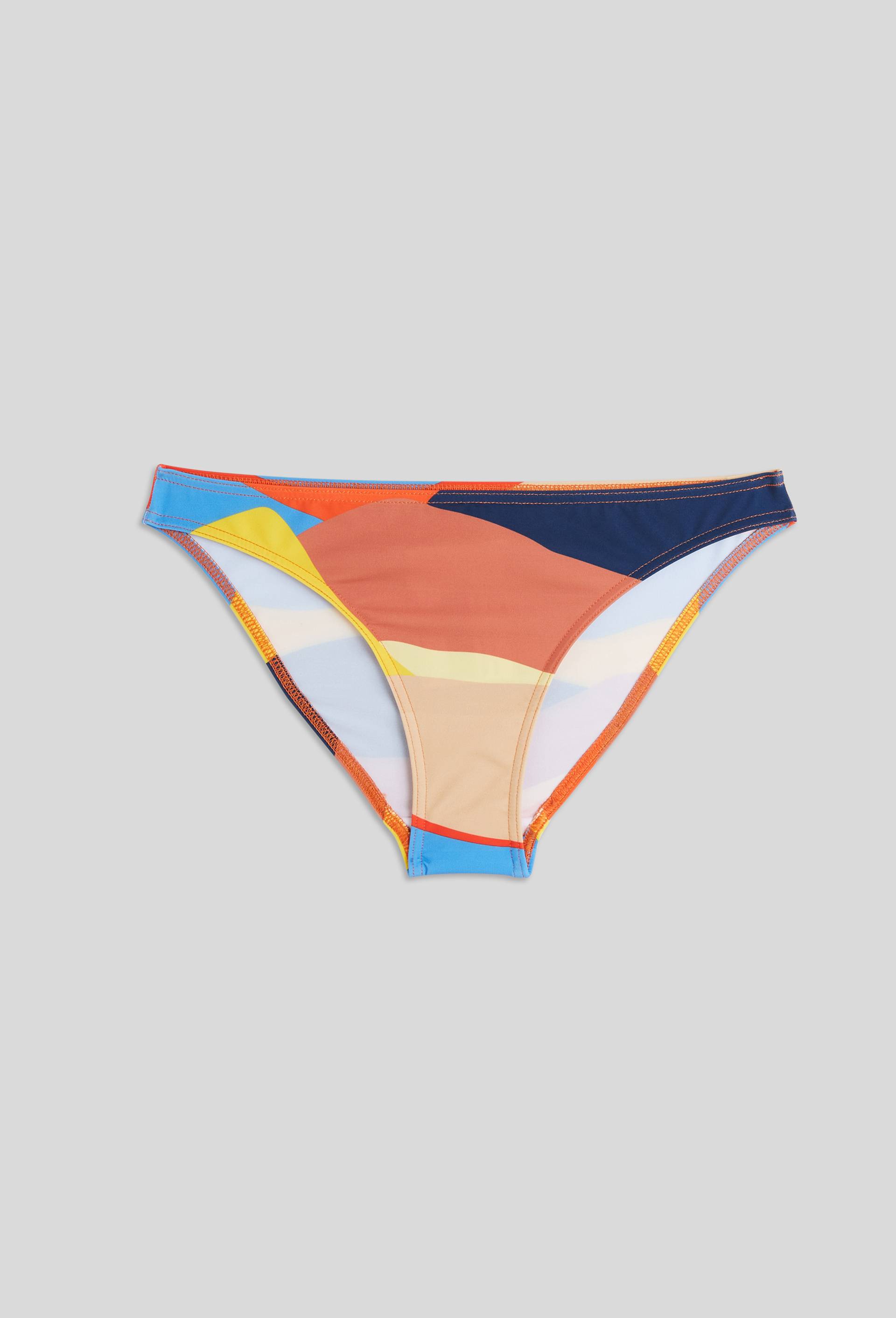 Slip de bain, Oeko-Tex et mati&egrave;re recycl&eacute;e, Jaune, large image number 2