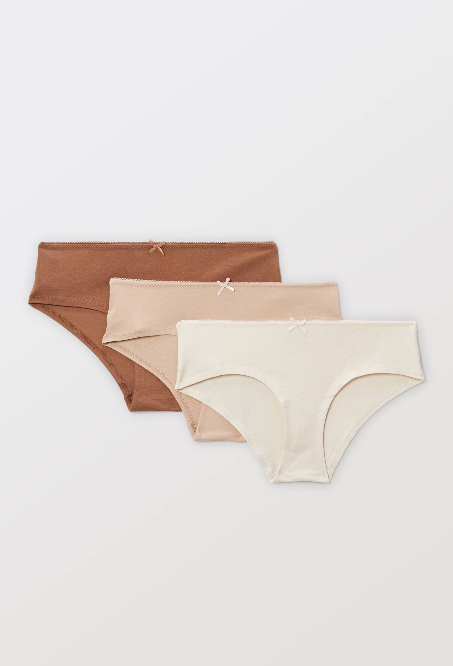Lot de 3 shorties ALIX en coton BIO GOTS, Rose clair, large image number 0