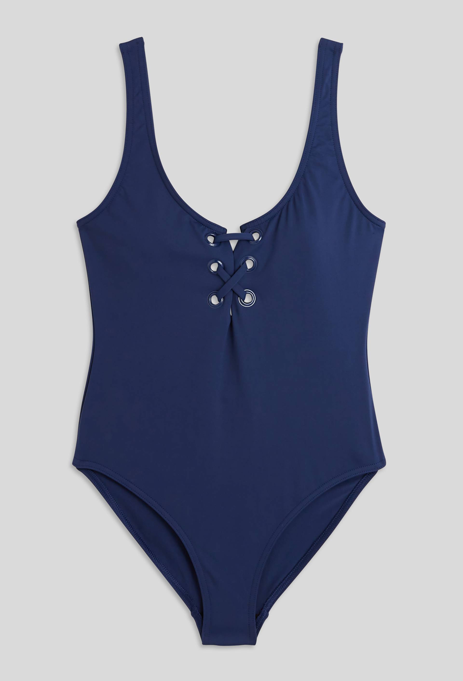 Maillot de bain 1 pièce, Bleu foncé, large image number 2
