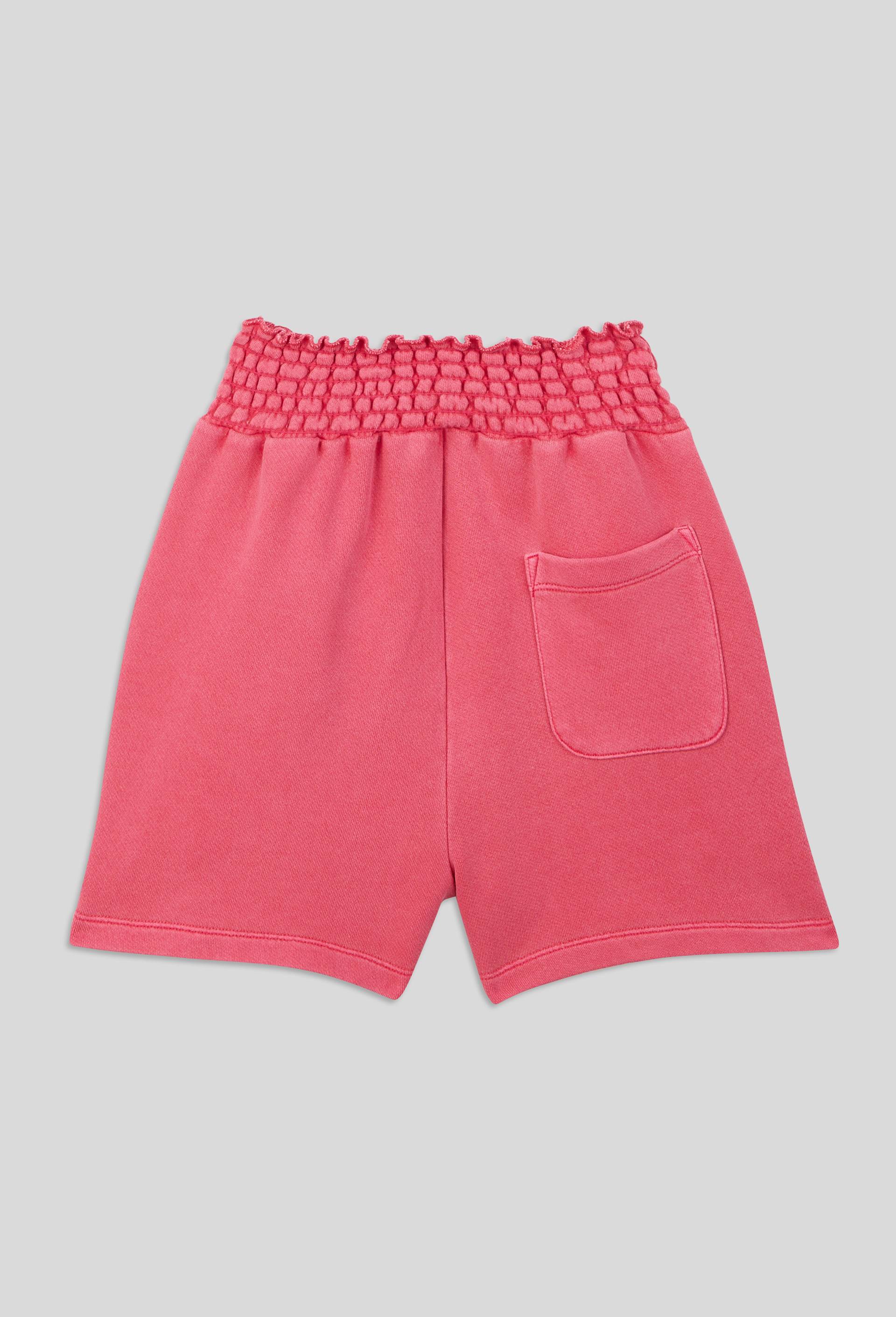 Short en coton molleton bio, certifié OEKO-TEX, Rose, large image number 2