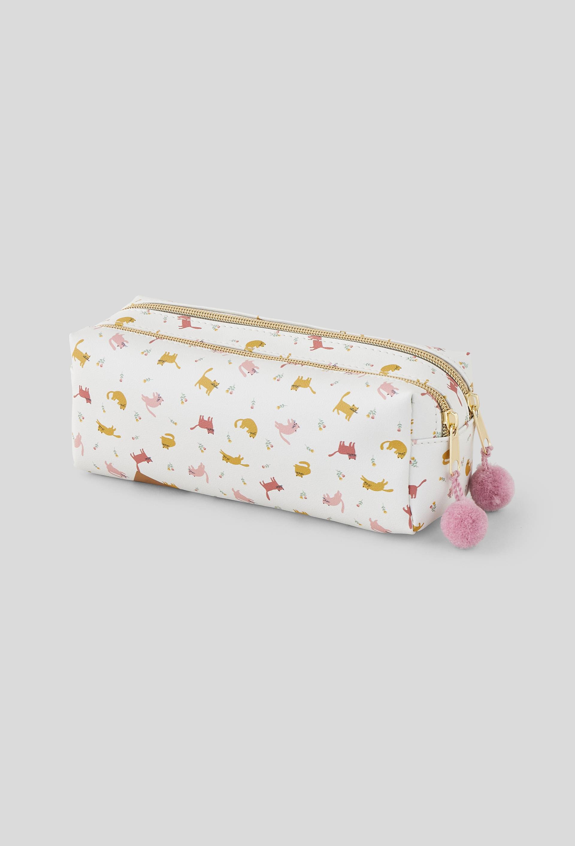 Trousse à double compartiments, Rose, large image number 0