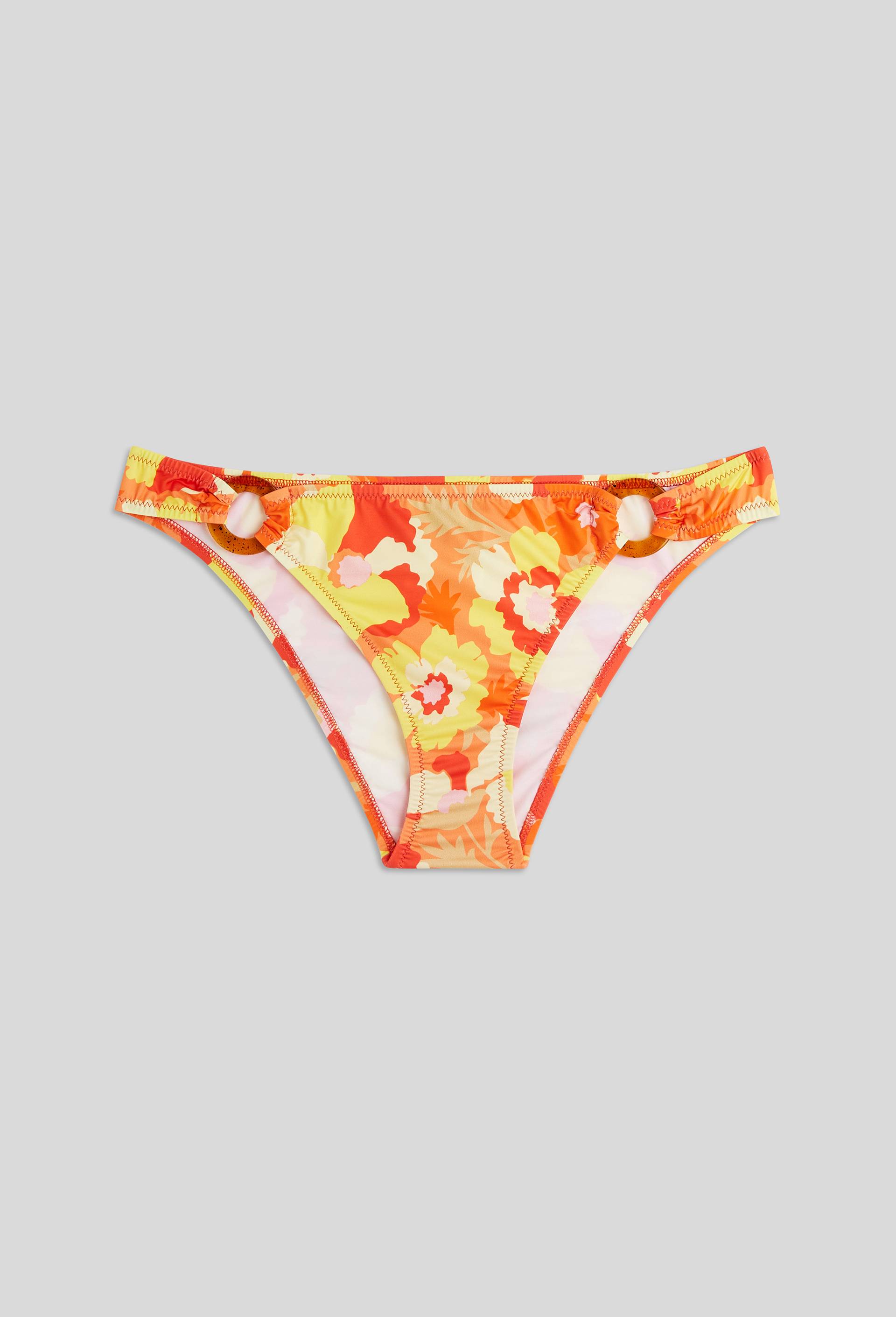Bas de maillot de bain, Oeko-Tex et mati&egrave;re recycl&eacute;e, Orange, large image number 2