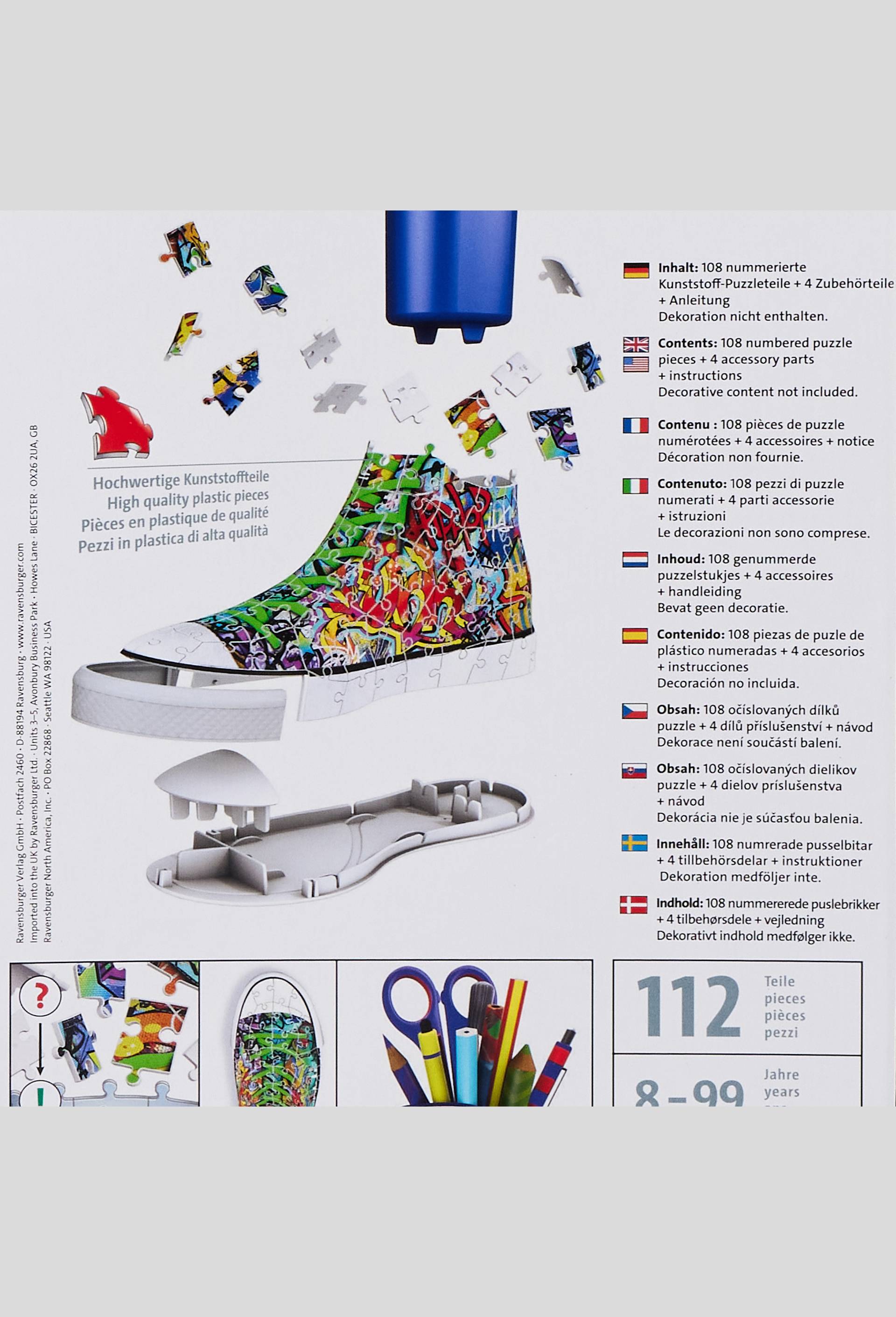PUZZLES 3D SNEAKERS - COLLECTION, Multicolore, large image number 1