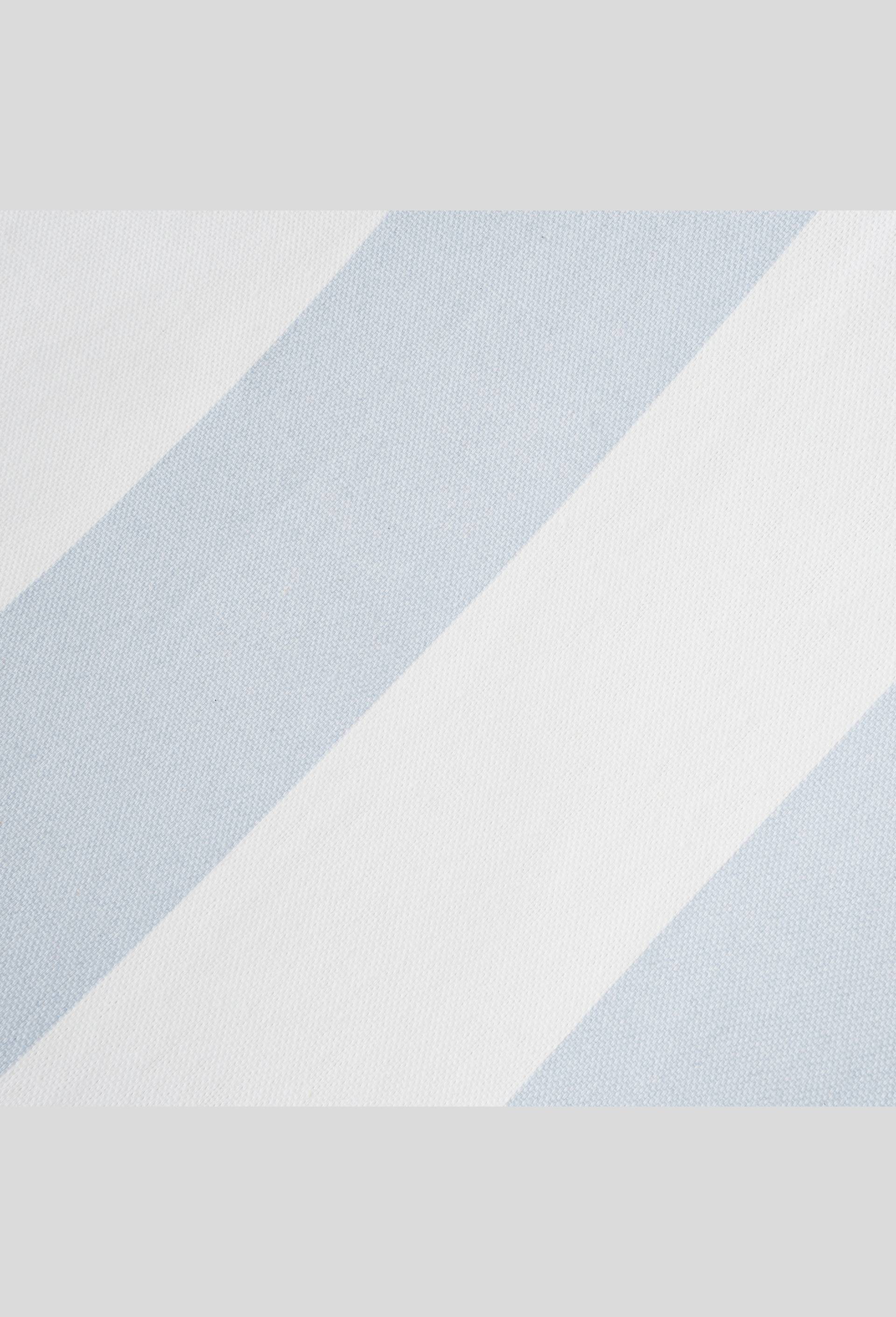 Chilienne en bois et toile rayée, Bleu clair, large image number 1