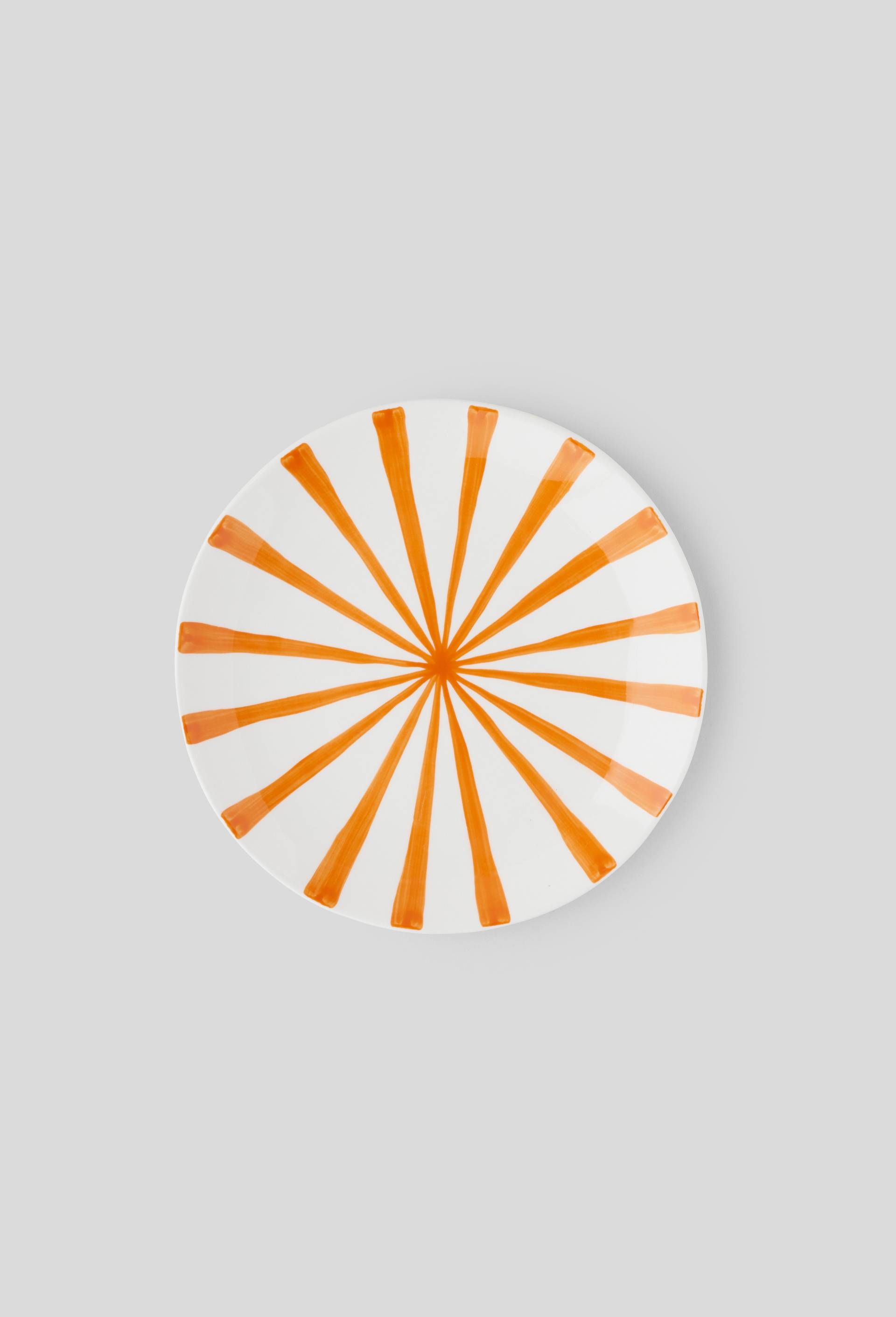 Assiette à dessert avec motif, Orange, large image number 0