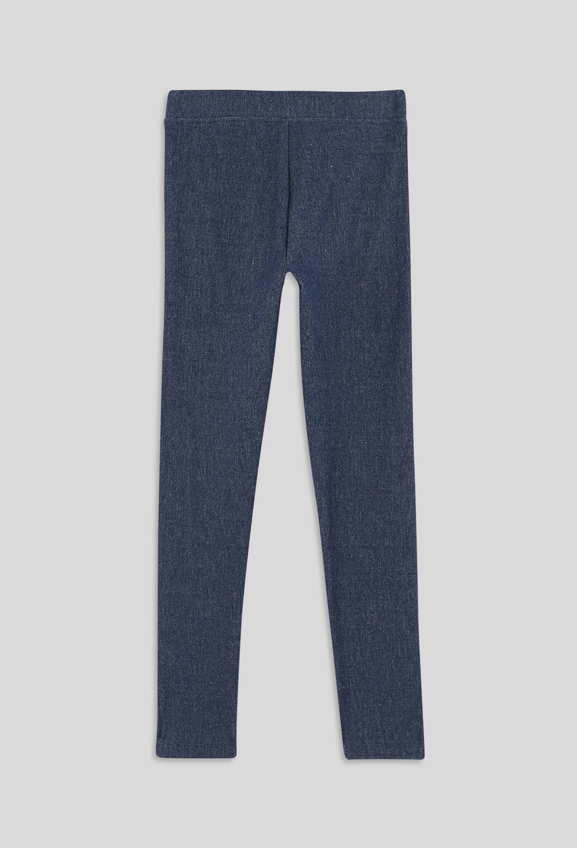 Jegging &agrave; bandes paillet&eacute;es, Bleu, large image number 1