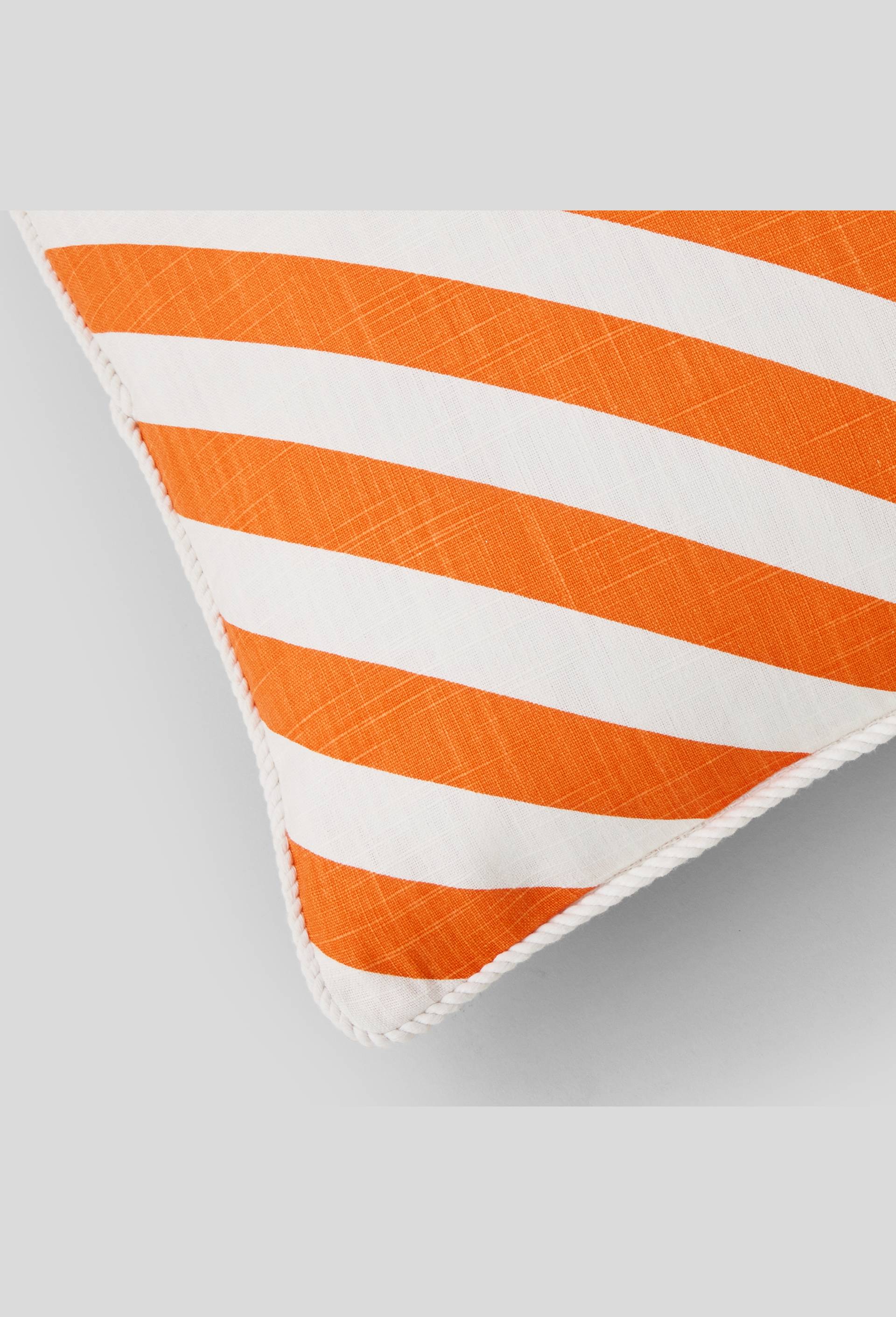 Coussin rectangulaire imprimé, 40x60cm, coton, Orange, large image number 1