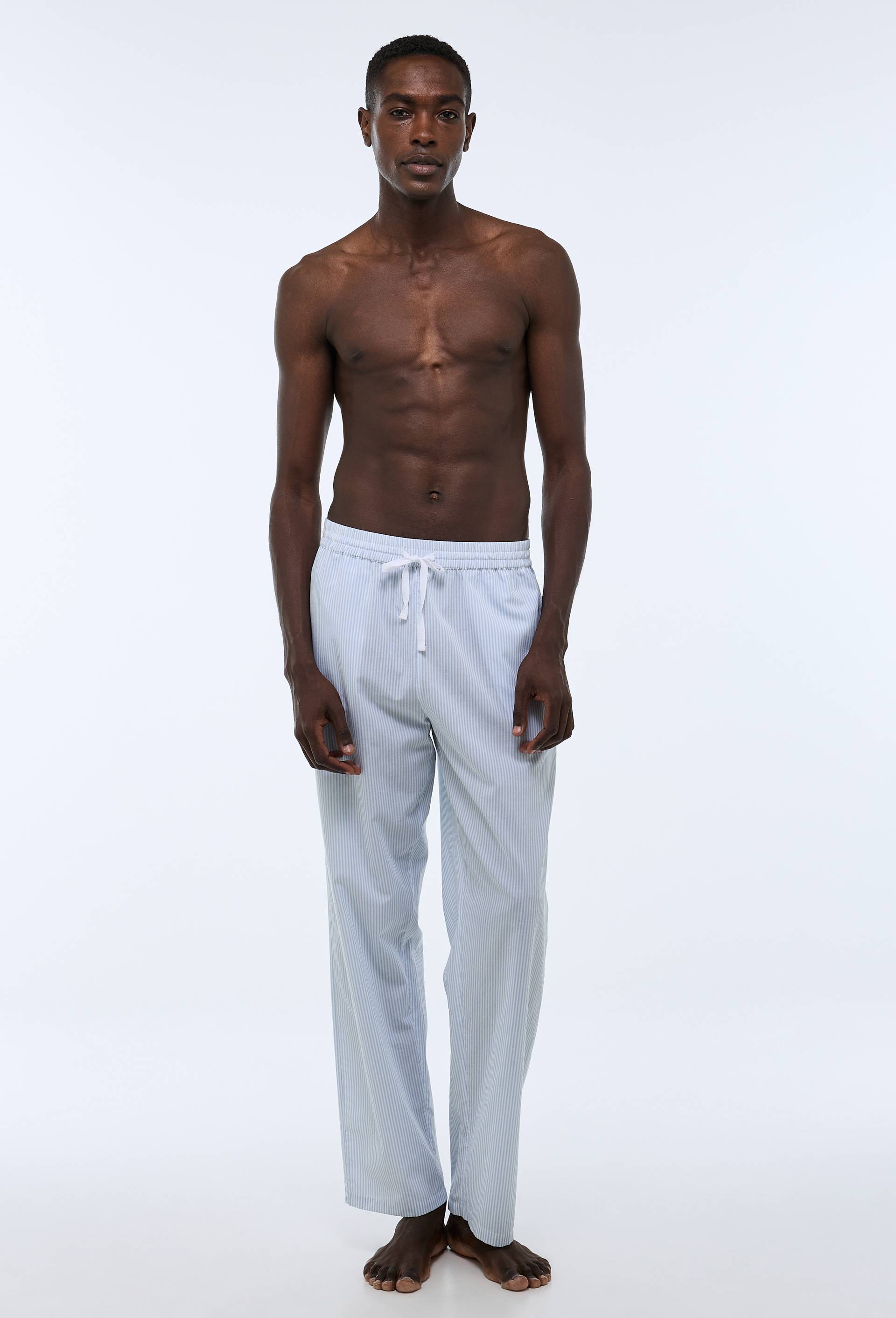 Pantalon de pyjama en coton BIO GOTS, Bleu clair, large image number 0