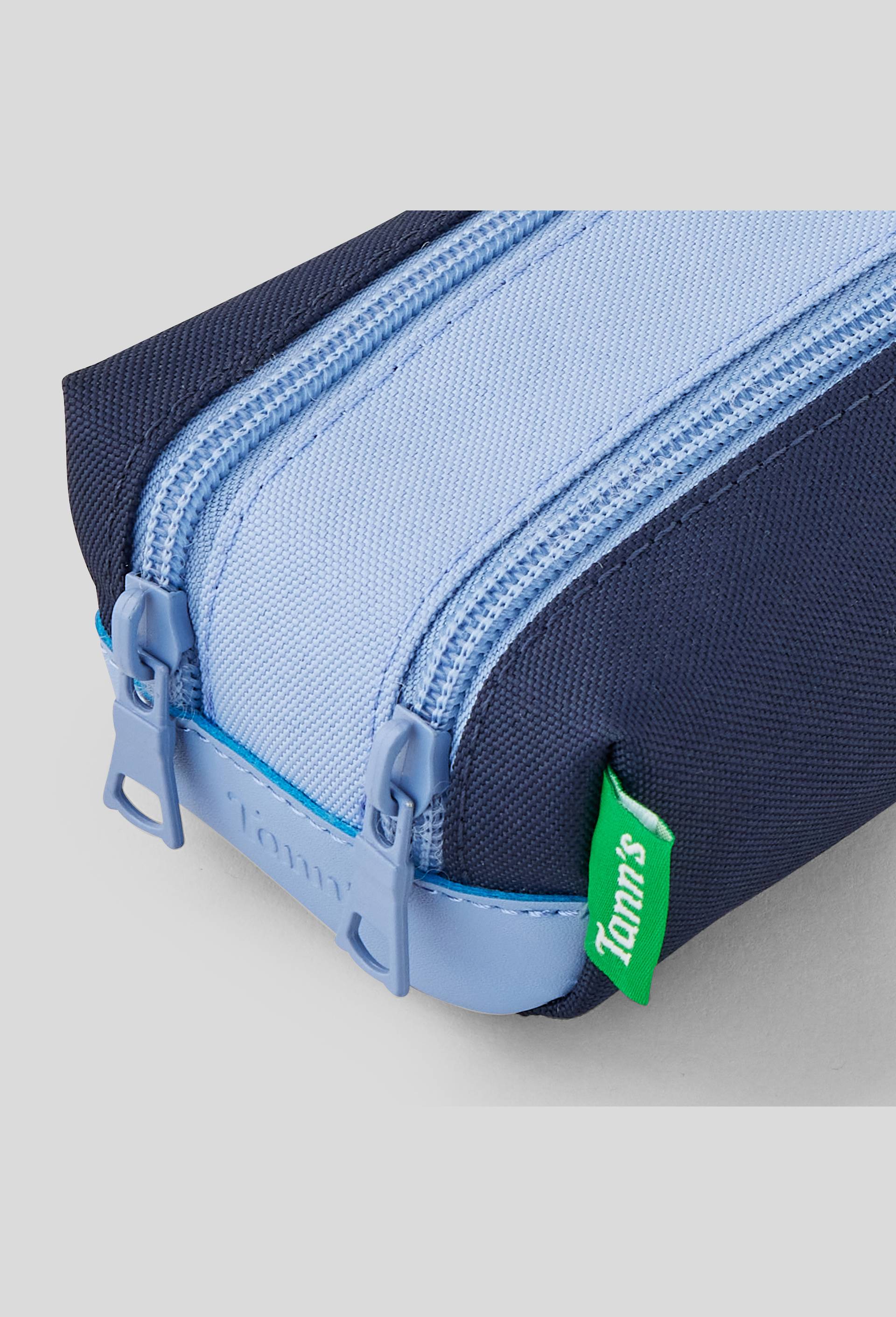 Trousse double compartiment, Bleu, large image number 1