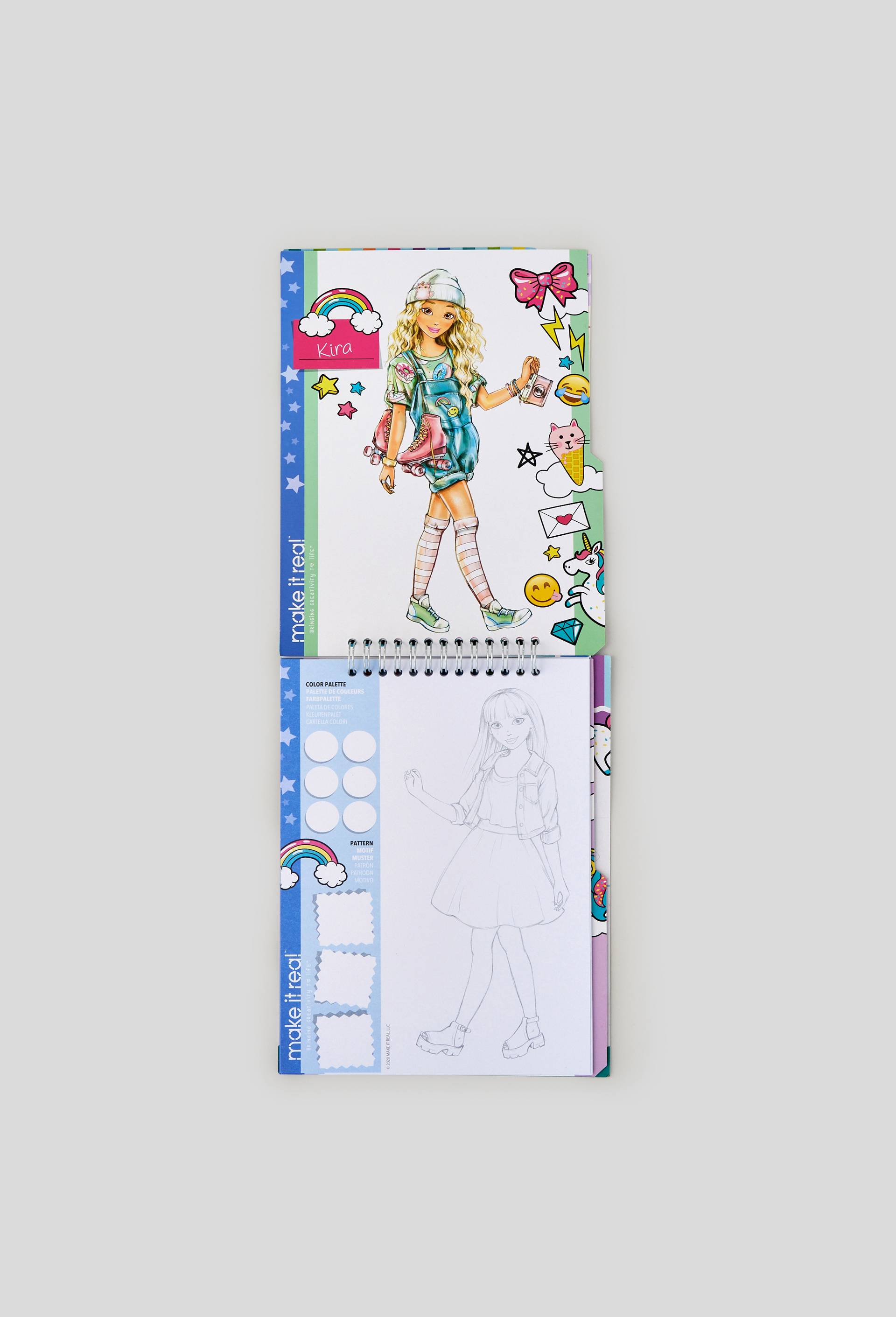Make it real - Carnet de croquis de mode - Digital dream, Multicolore, large image number 1