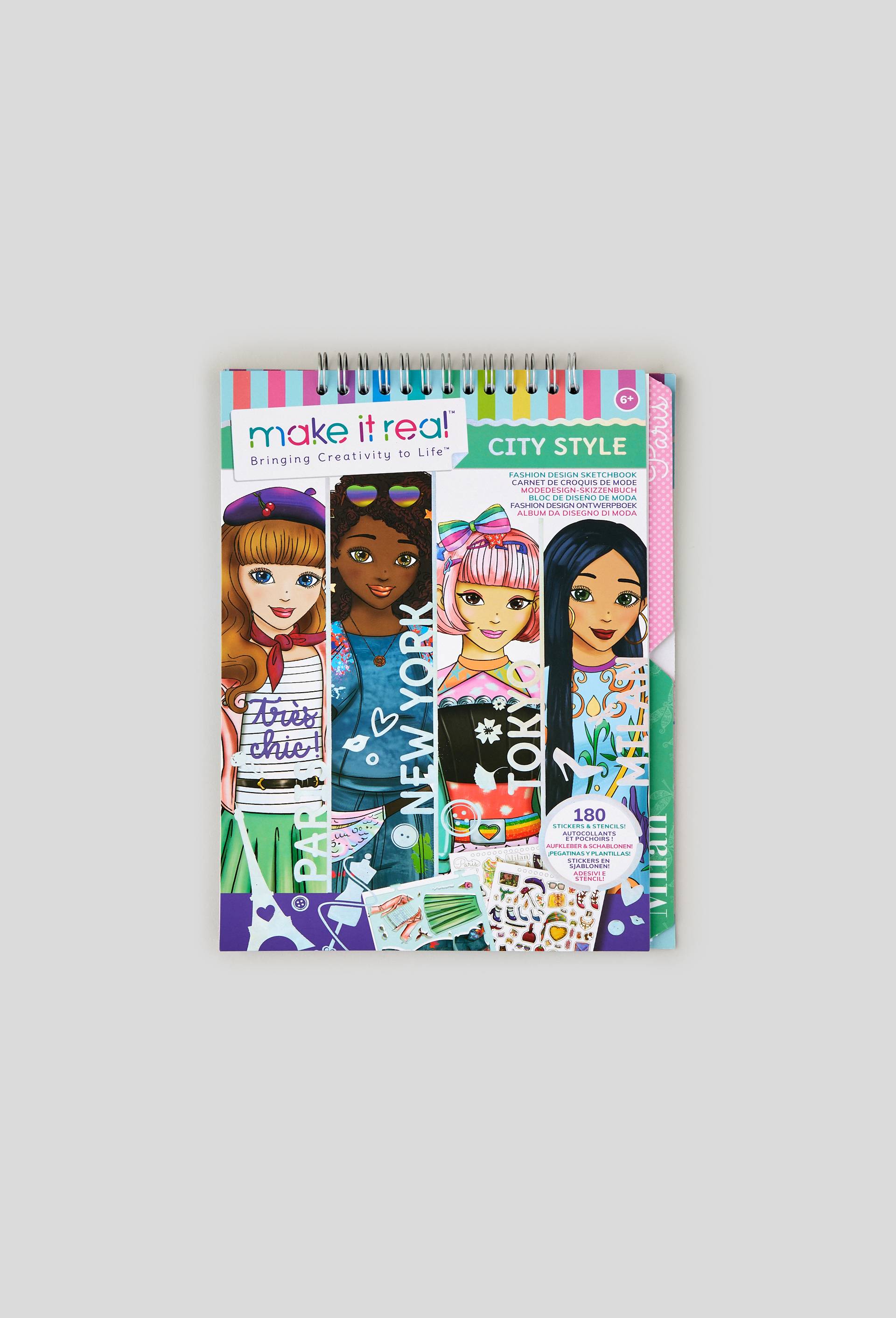 Make it real - Carnet de croquis de mode - City style, Multicolore, large image number 0.0