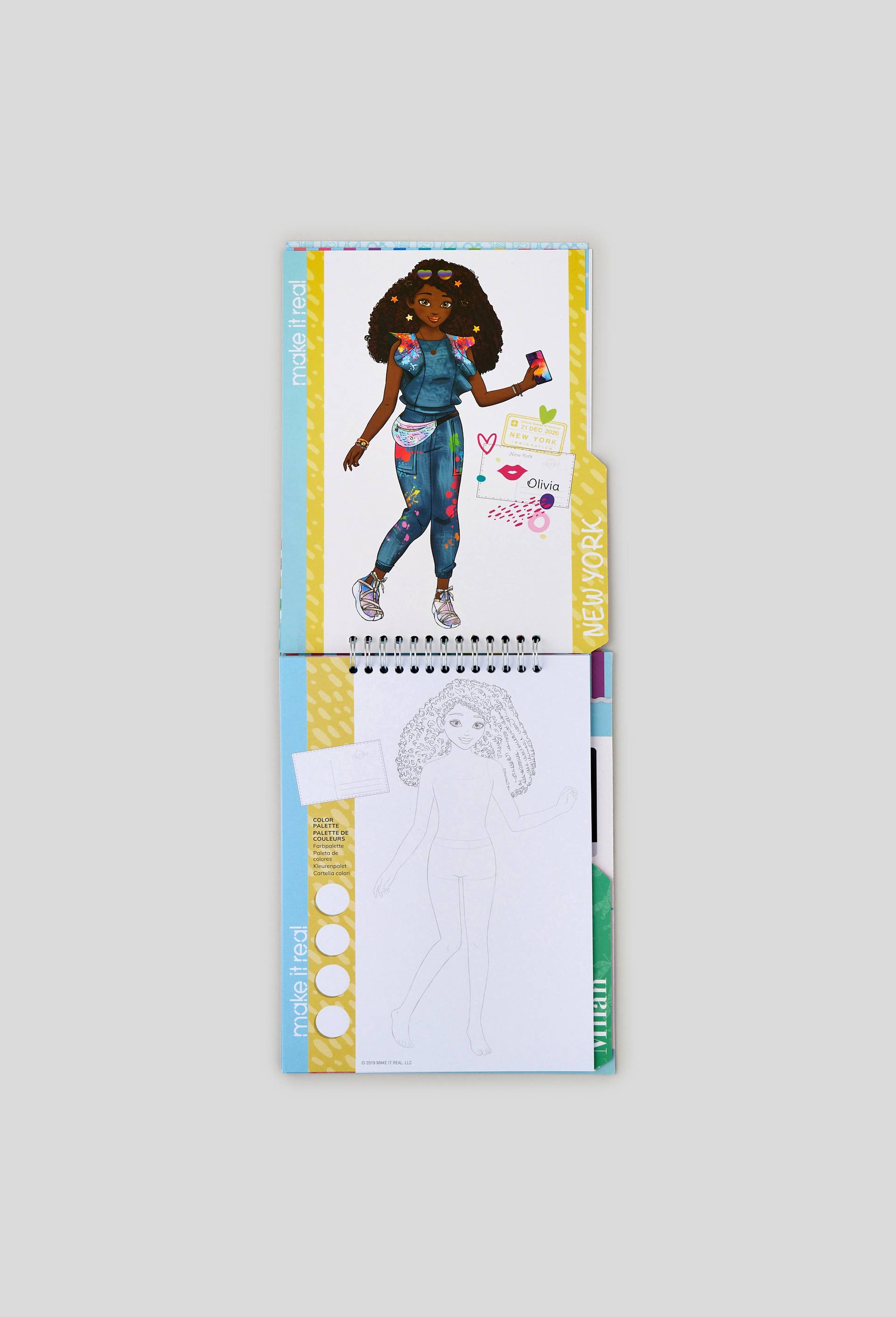 Make it real - Carnet de croquis de mode - City style, Multicolore, large image number 1