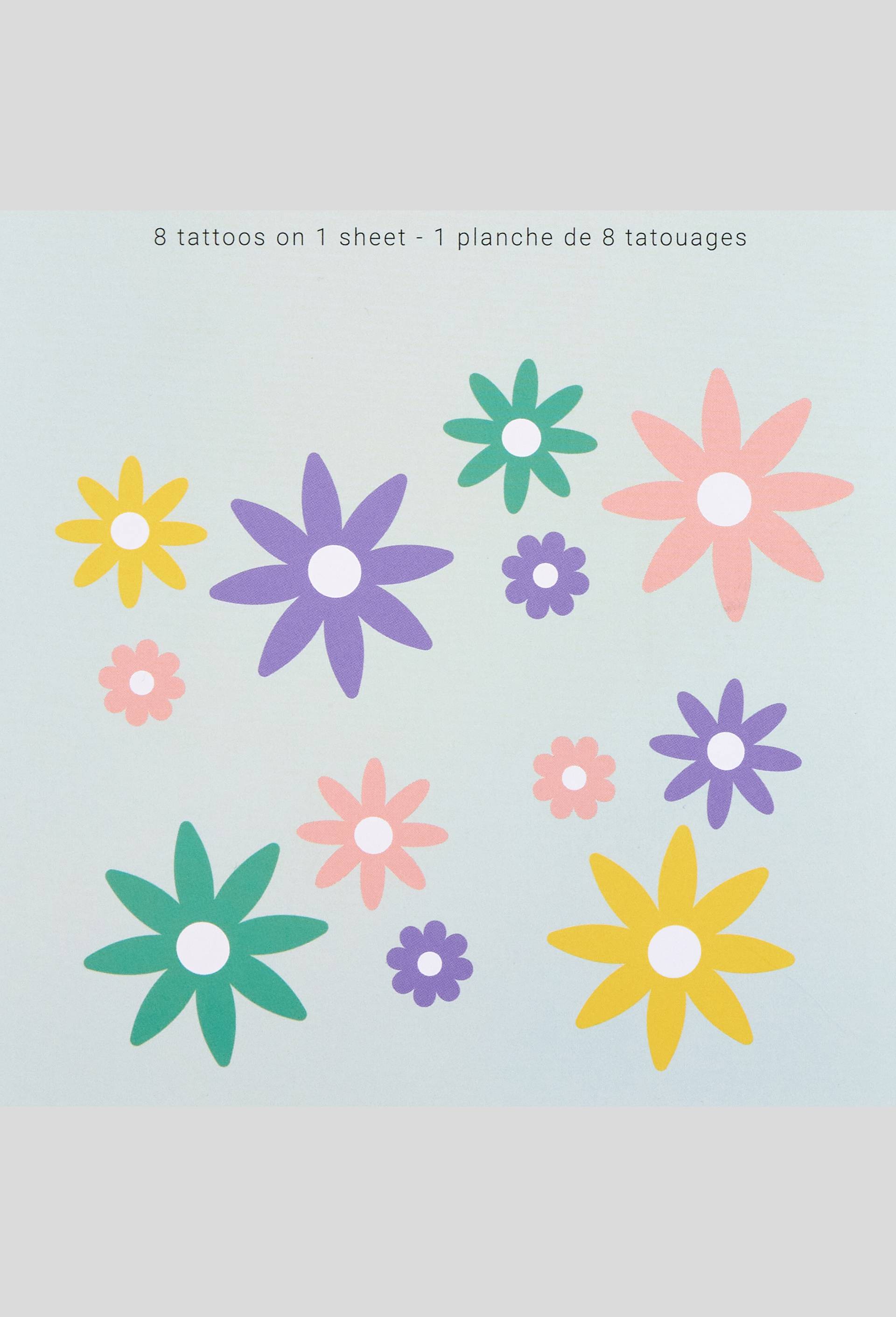 Tatouages fleurs, Multicolore, large image number 1
