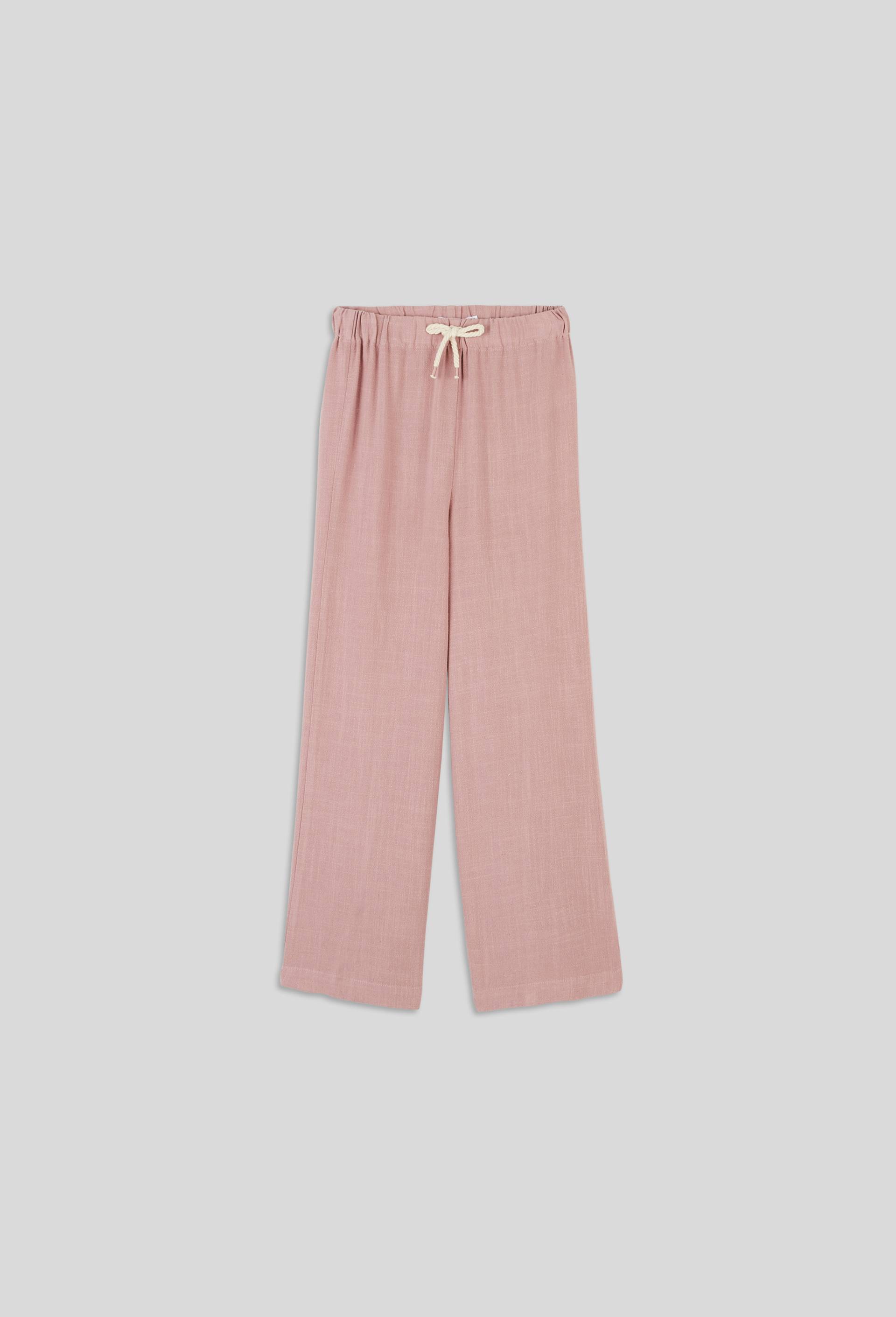 Pantalon Costume Femme Monoprix - Coupe Droite Rose Viscose Jacquard Taille 38