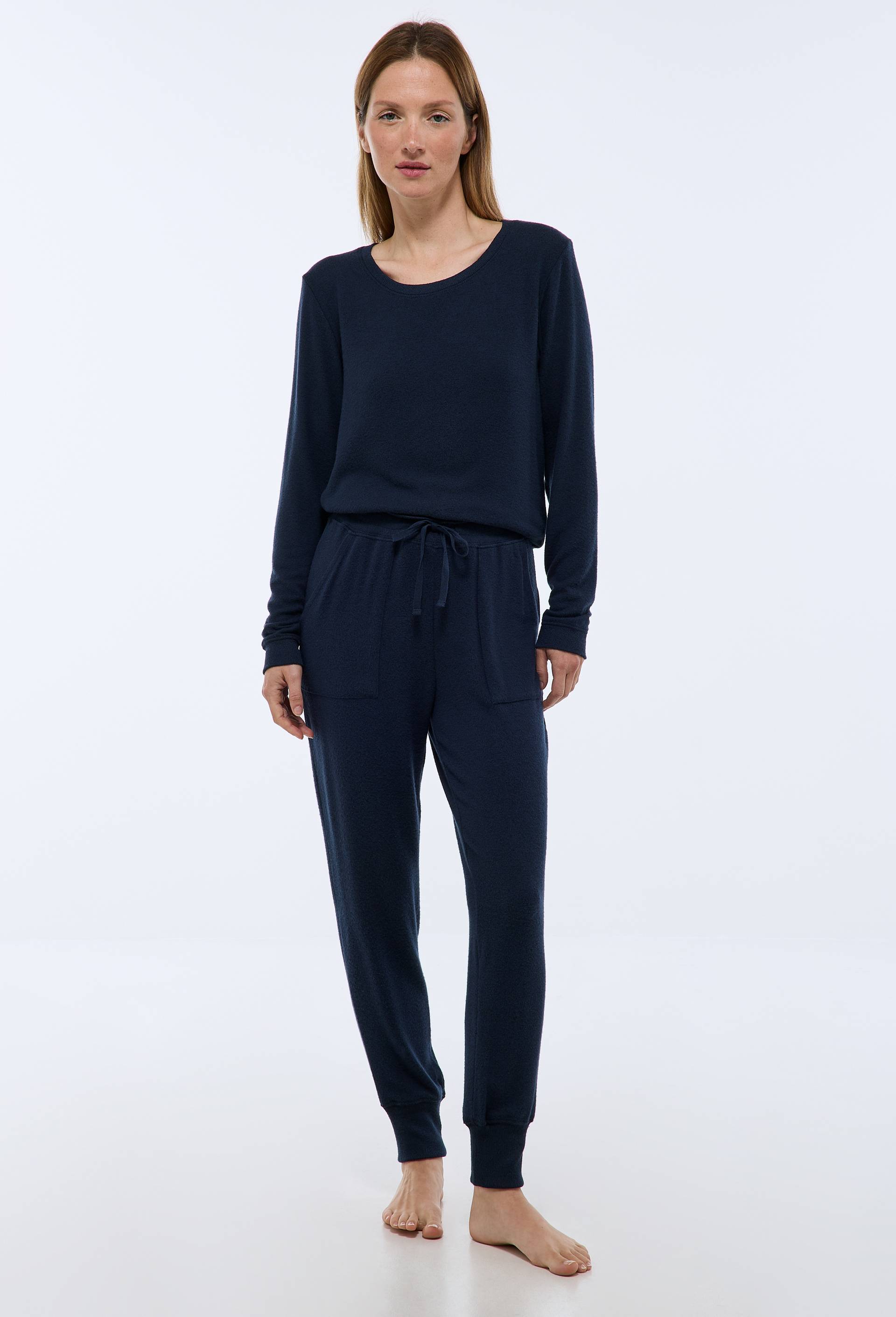Pantalon jogging doux et léger BLEU FONCE pour femme MONOPRIX