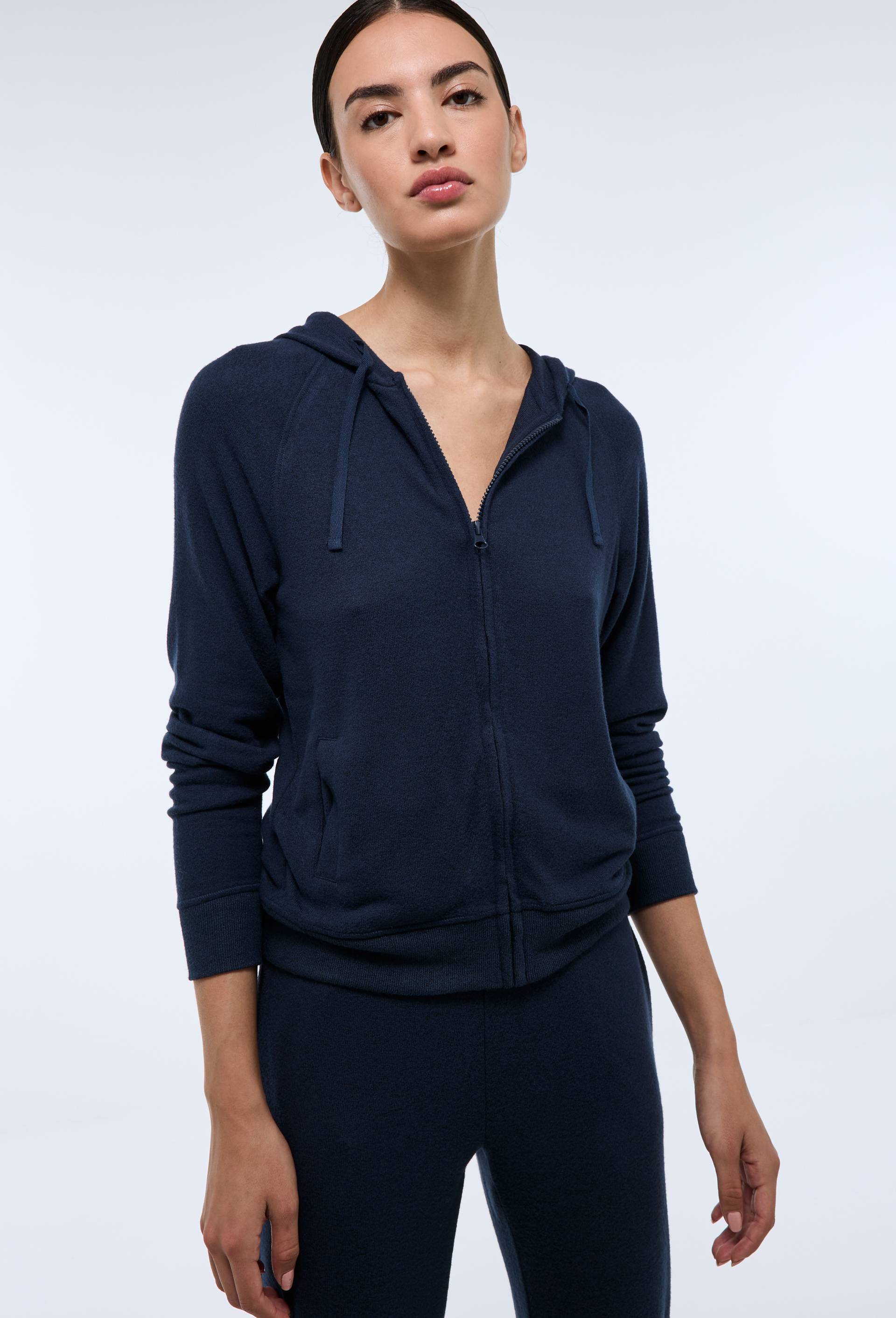 Sweat zippé à capuche doux et léger - MONOPRIX - Modalova